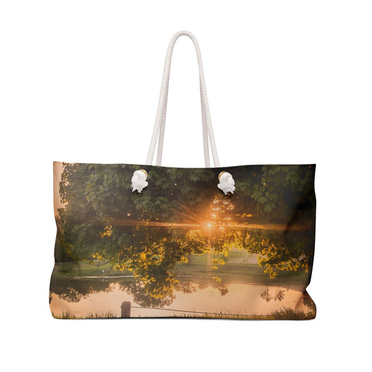 Sunset Pond Weekender Bag (SP Photography Collection) BROWN