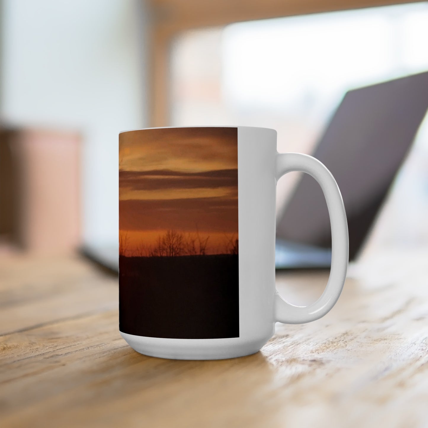 Bright Sunset Ceramic Mug 15oz (B & J Collections)