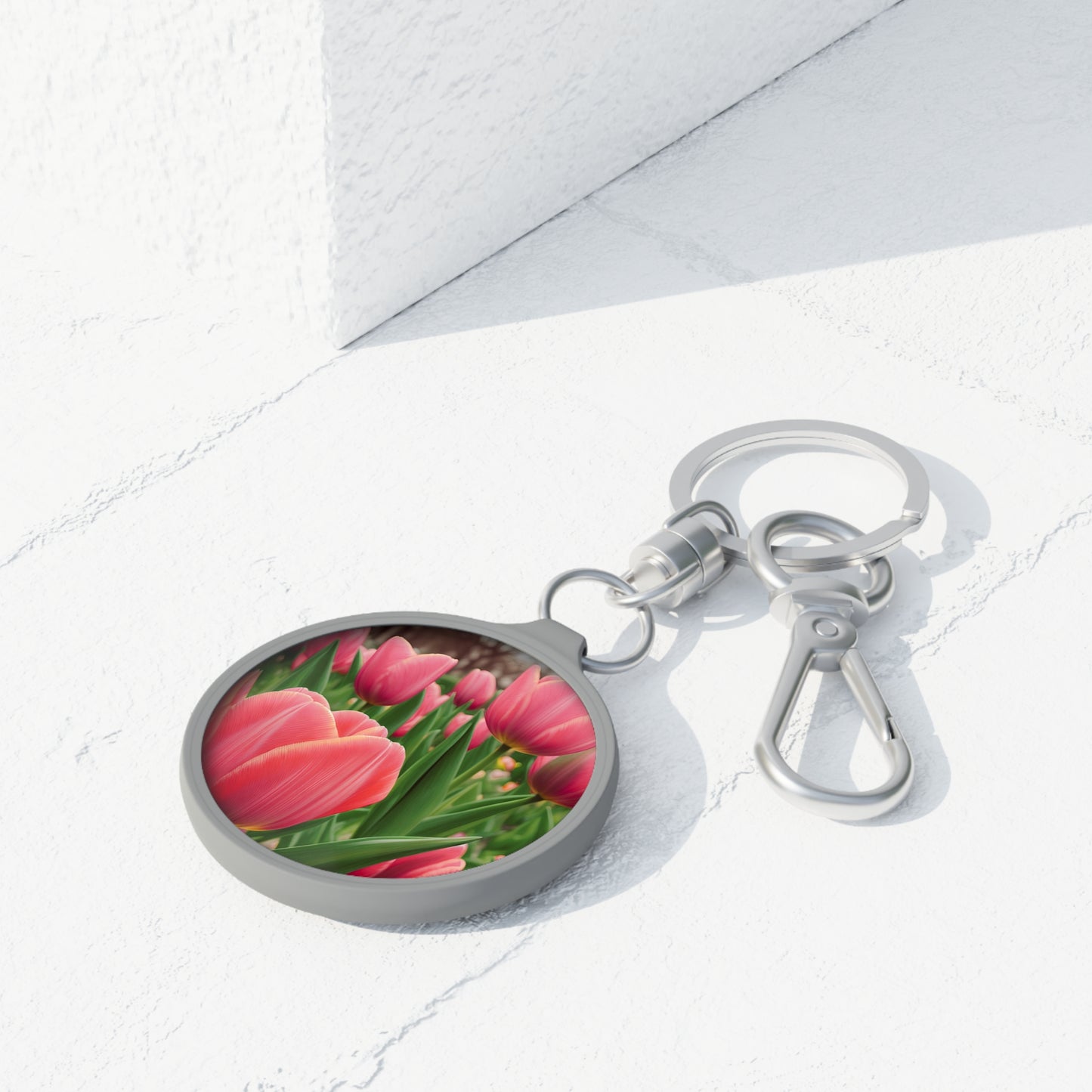 Pink Tulip Key ring (SP Photography Collection)