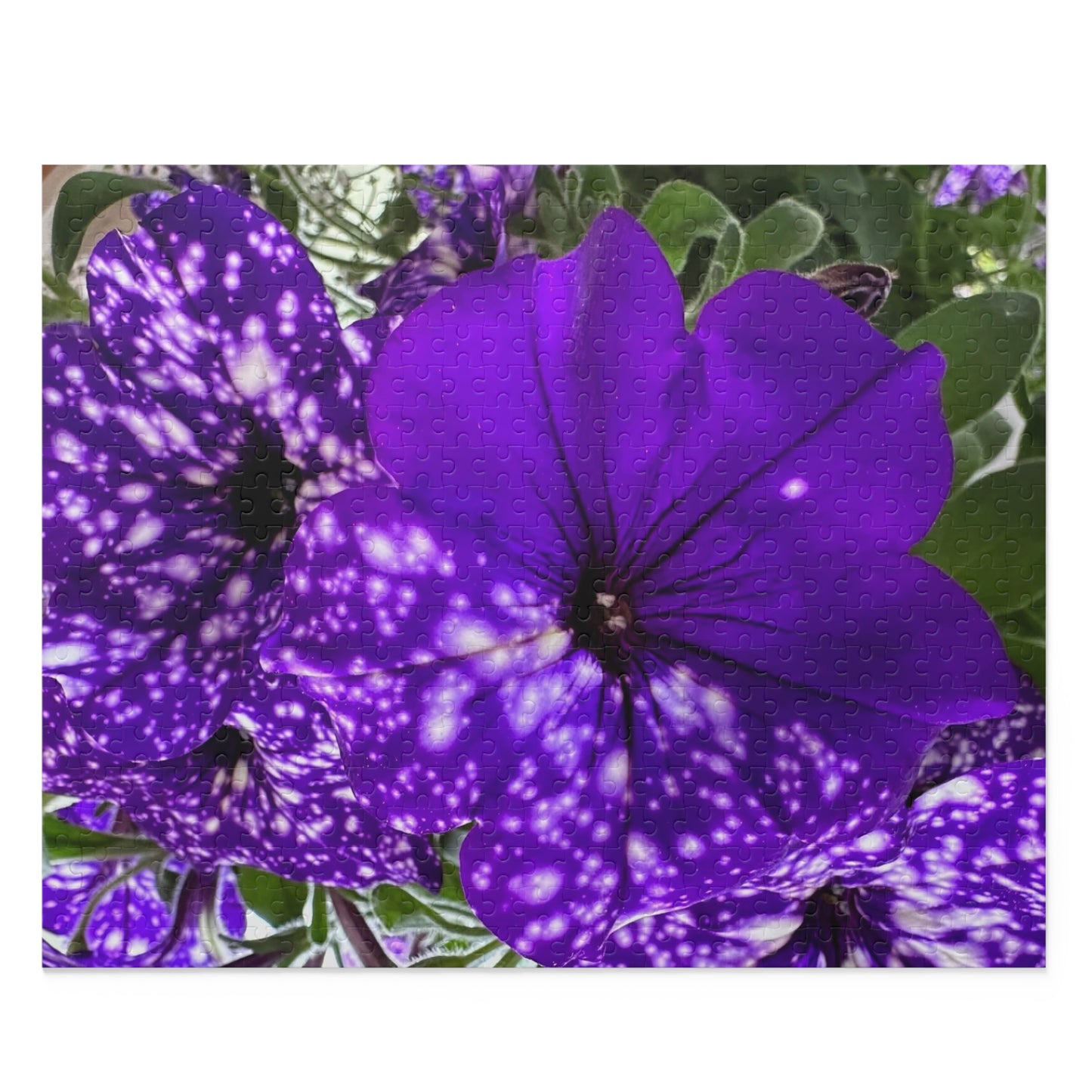 Purple Flower Puzzle (120, 252, 500-Piece) (Custom Creations By Catelyn)