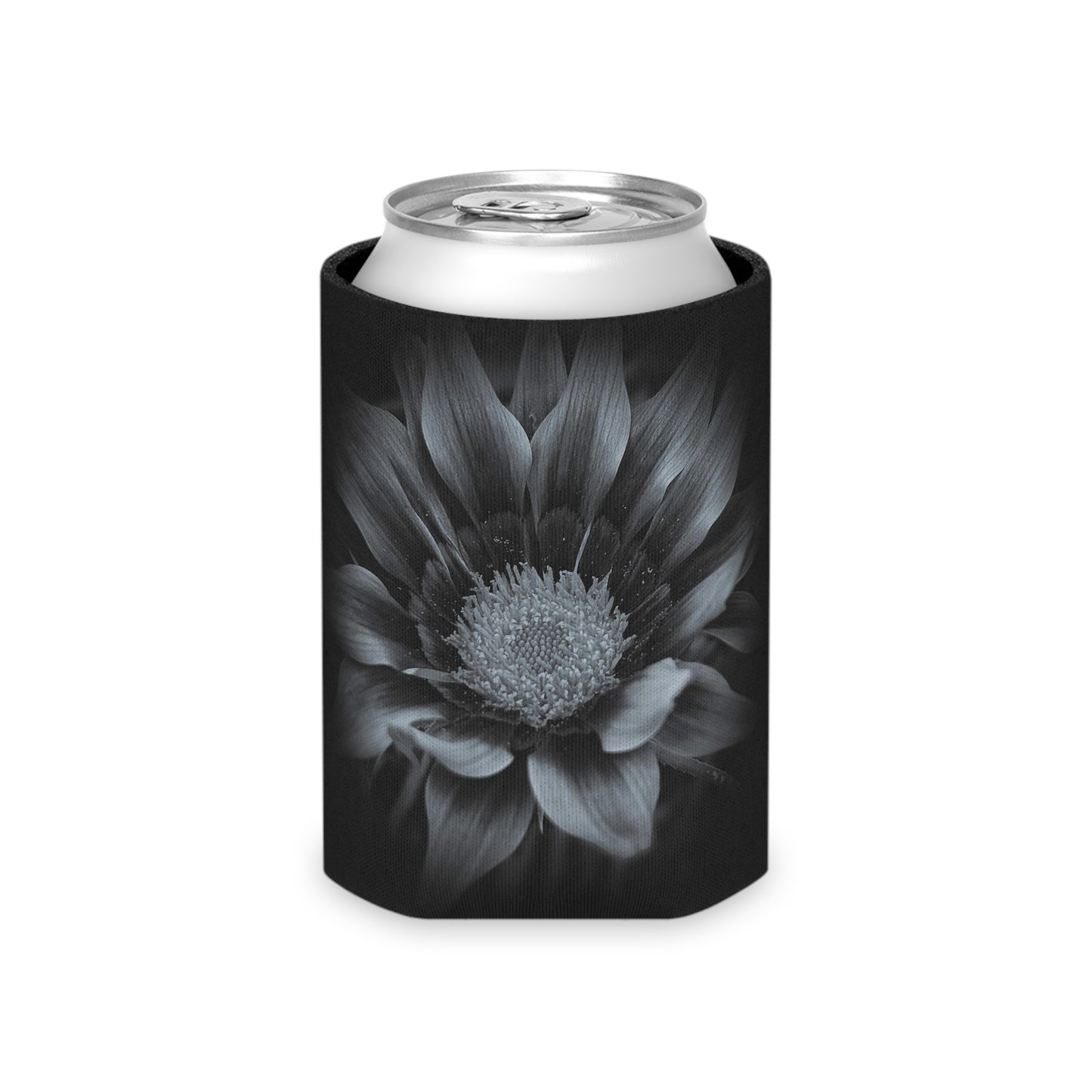 Midnight Bloom Can Regular Cooler Sleeve (SP Photography Collection) BLACK