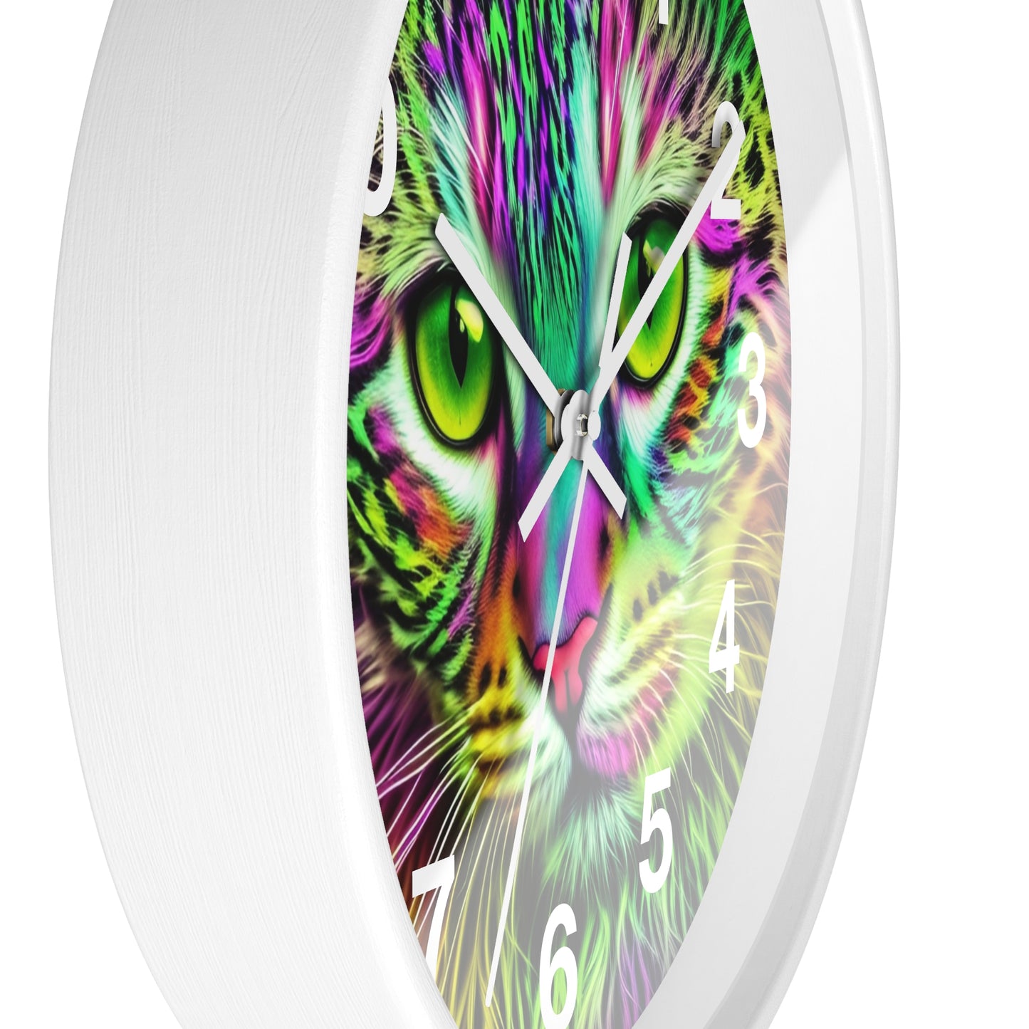 Colorful Kitty Clock (SP Photography Collection)