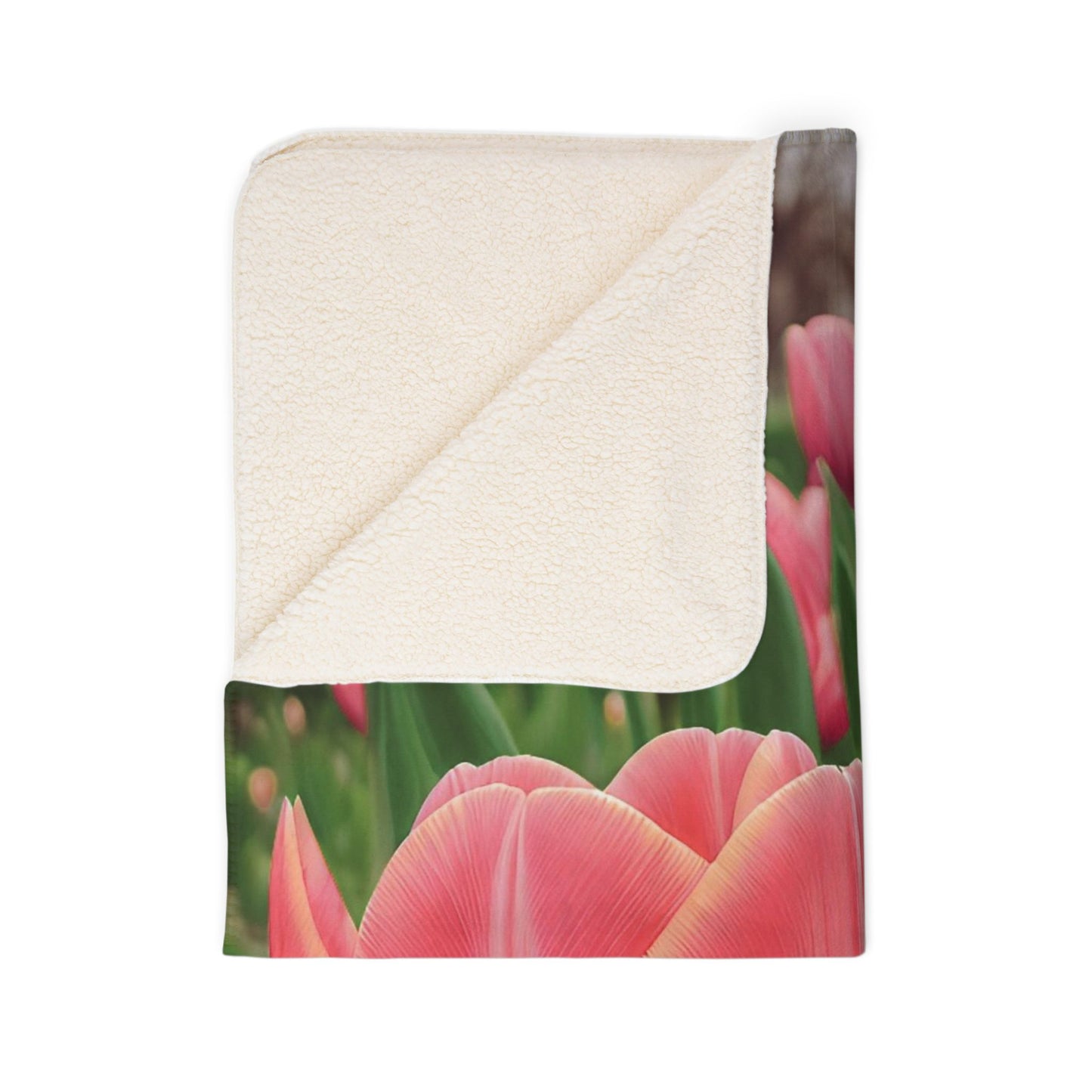 Tulips Fleece Sherpa Blanket (SP Photography Collection)