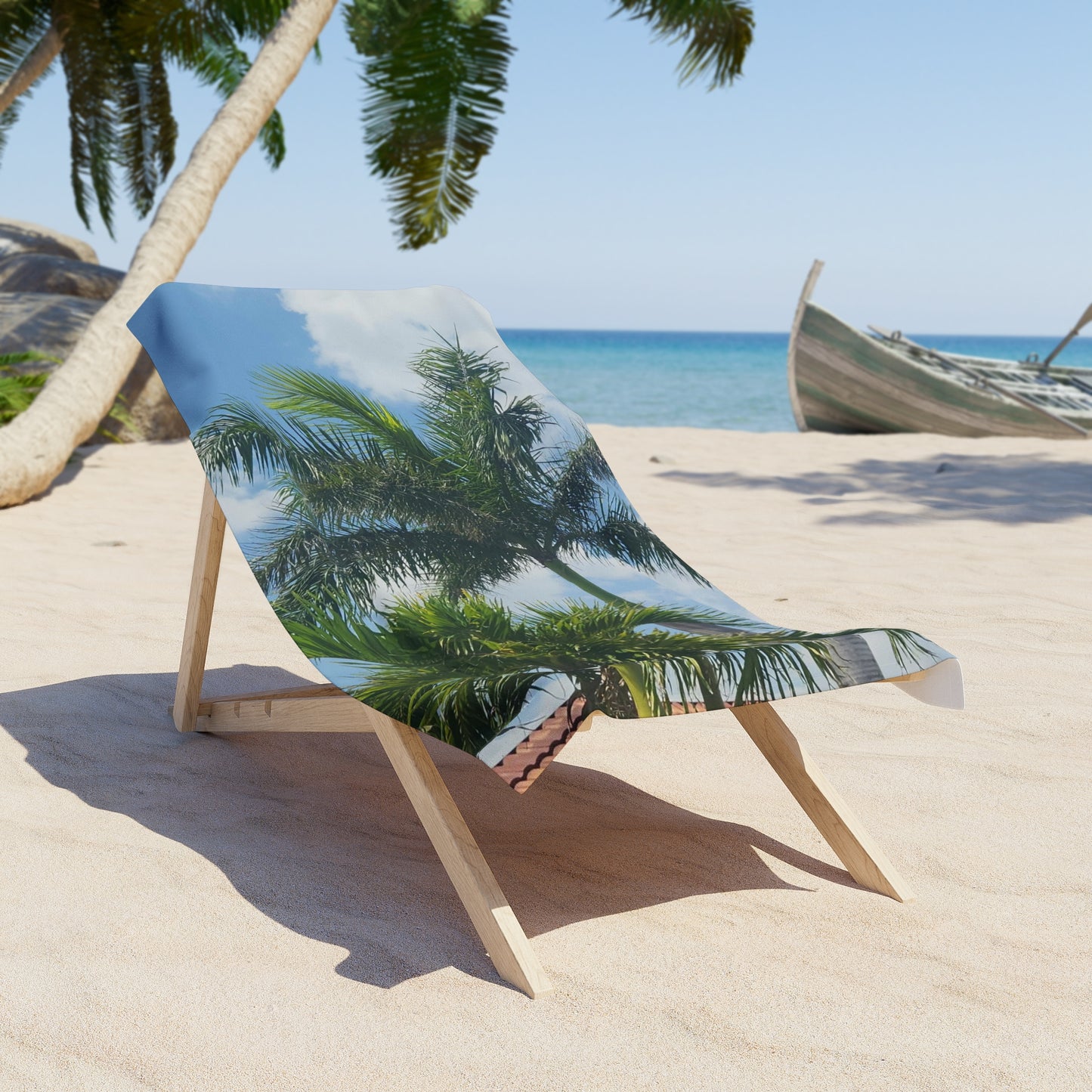 Tall Palm Tree Beach Towel (B & J Collectios)