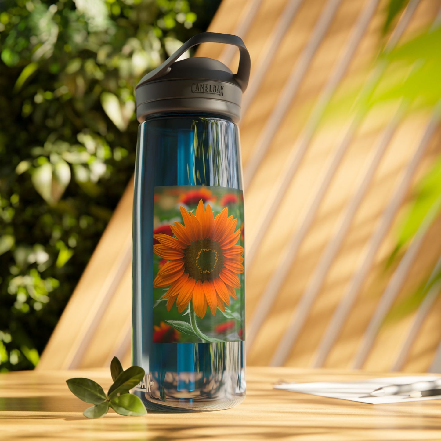 Orange Sunflower CamelBak Eddy®  Water Bottle, 25oz (SP Photography Collection)