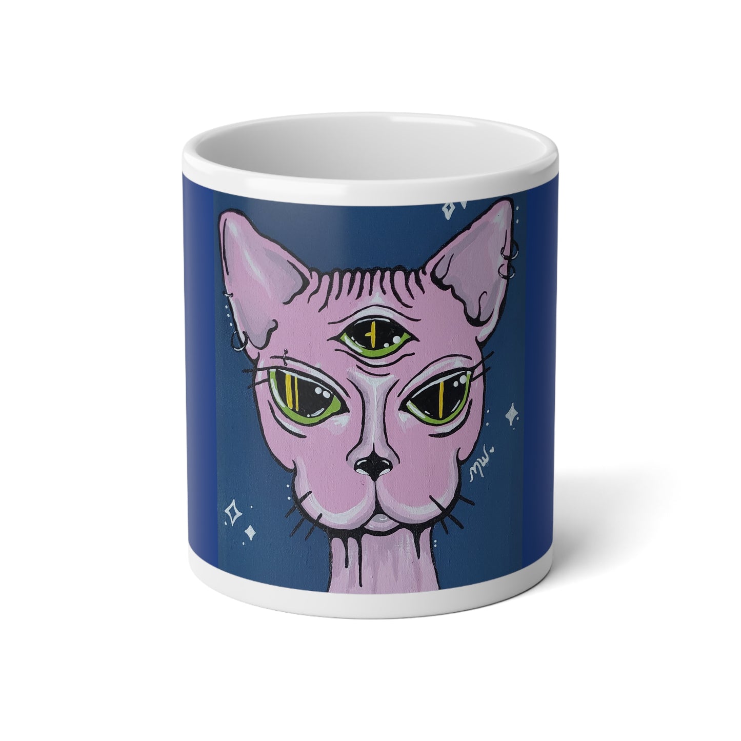 Madame Feline JUMBO Mug, 20oz (Peculiar Paintings Collection)