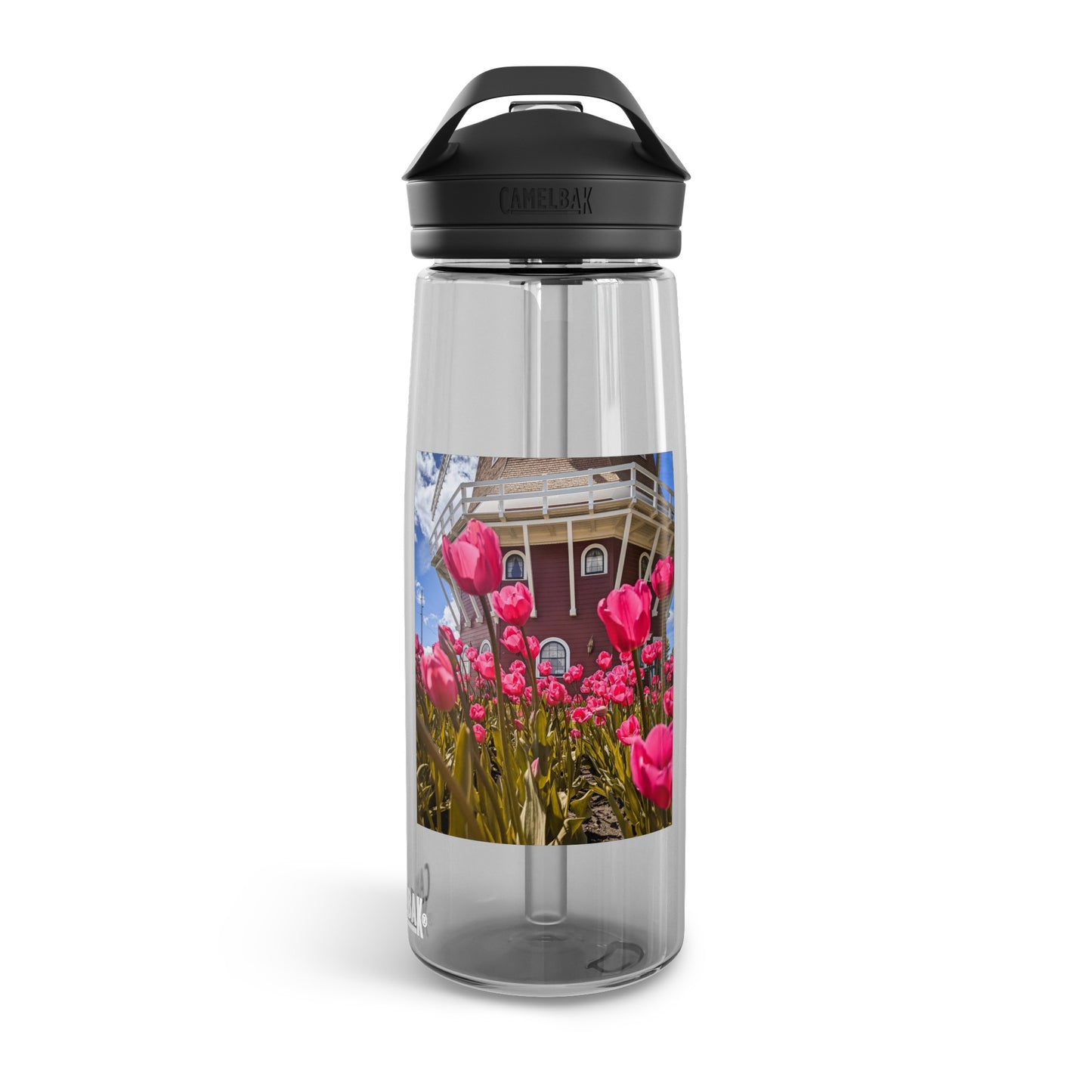 Windmill Pink Tulip CamelBak Eddy®  Water Bottle, 25oz (SP Photography Collection)