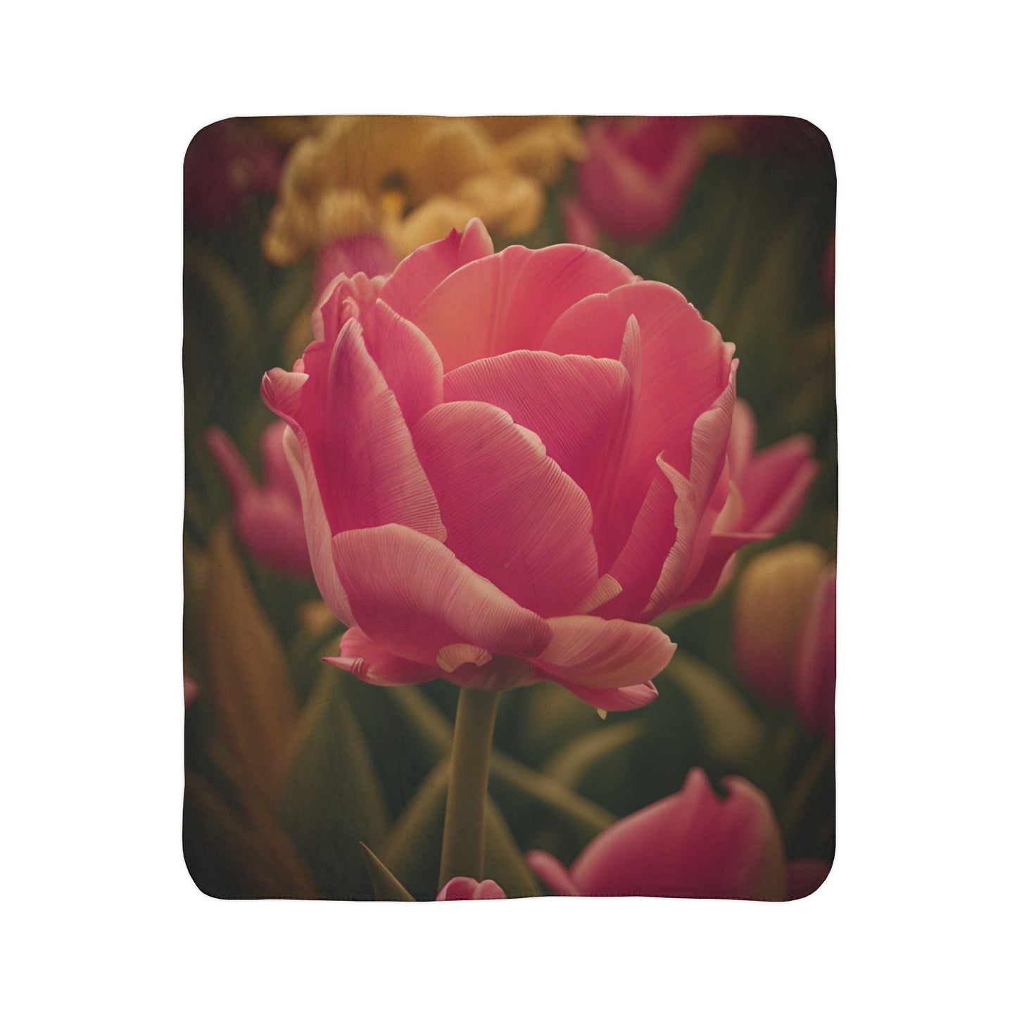 Pink Buttercup Fleece Sherpa Blanket (SP Photography Collection)