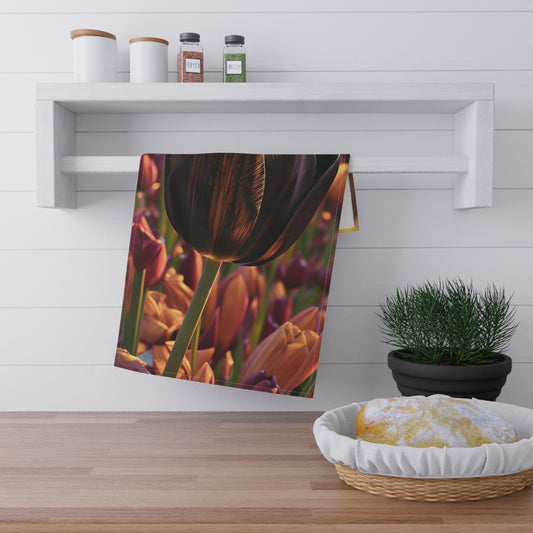 Purple Tulip Kitchen Towel (SP Photography Collection)