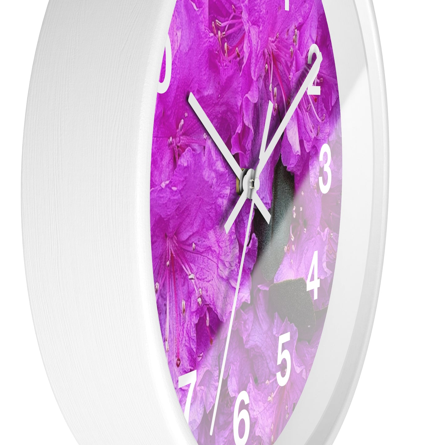 Pink Flower Wall Clock (Custom Creations By Catelyn)