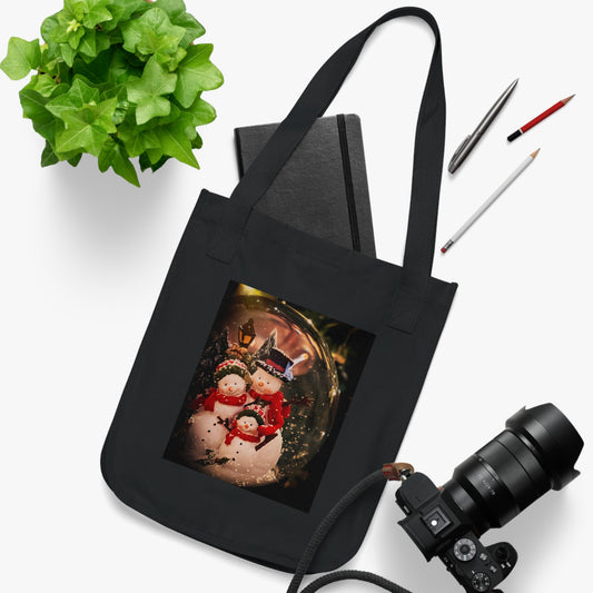 Snow Globe Organic Canvas Tote Bag (SP Photography Collection)