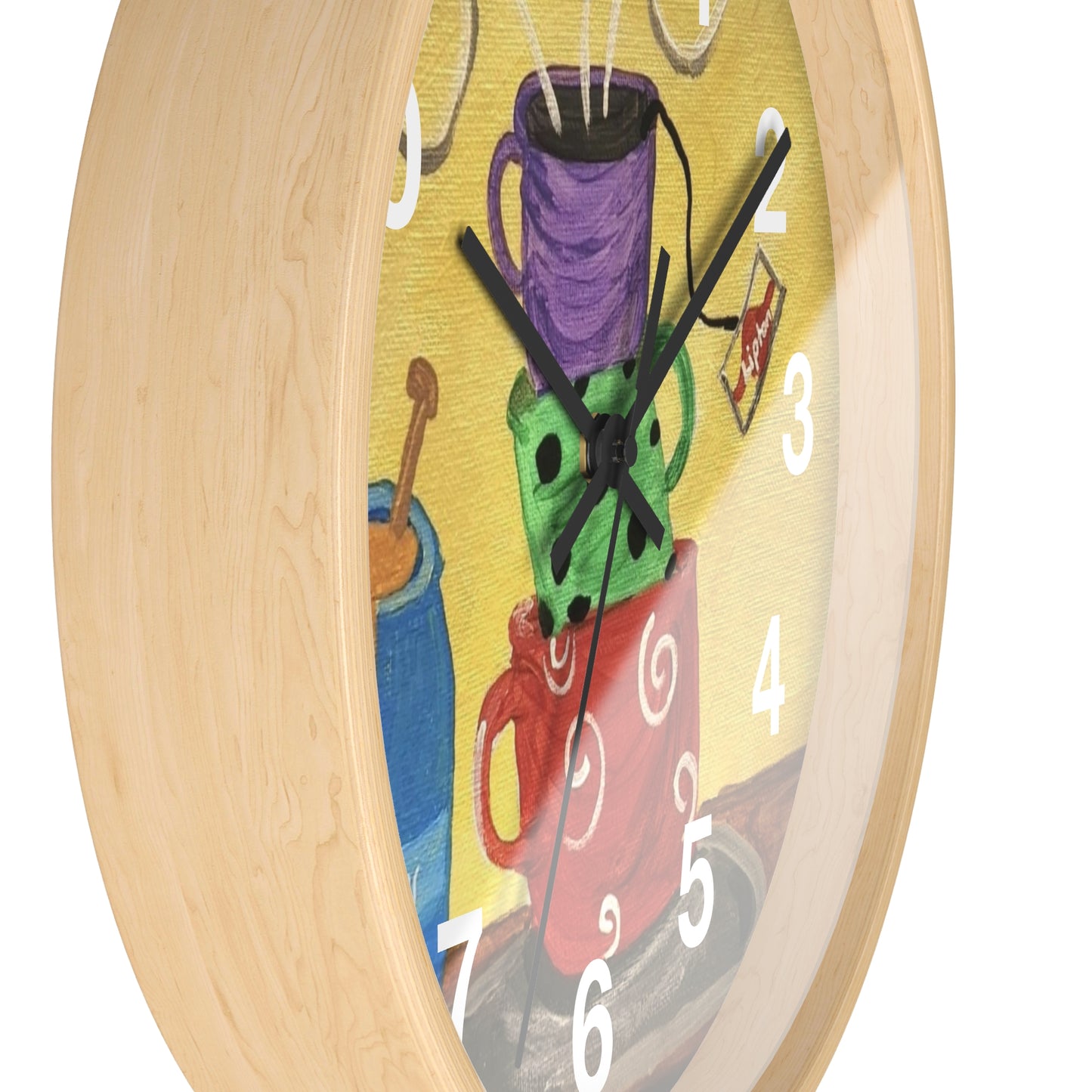 Cup Of Tea Wall Clock (Brookson Collection)