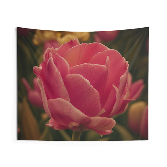 Pink Buttercup Wall Tapestries (SP Photography Collection)