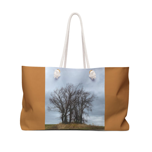 Country Tree Weekender Bag (B & J Collections) BROWN