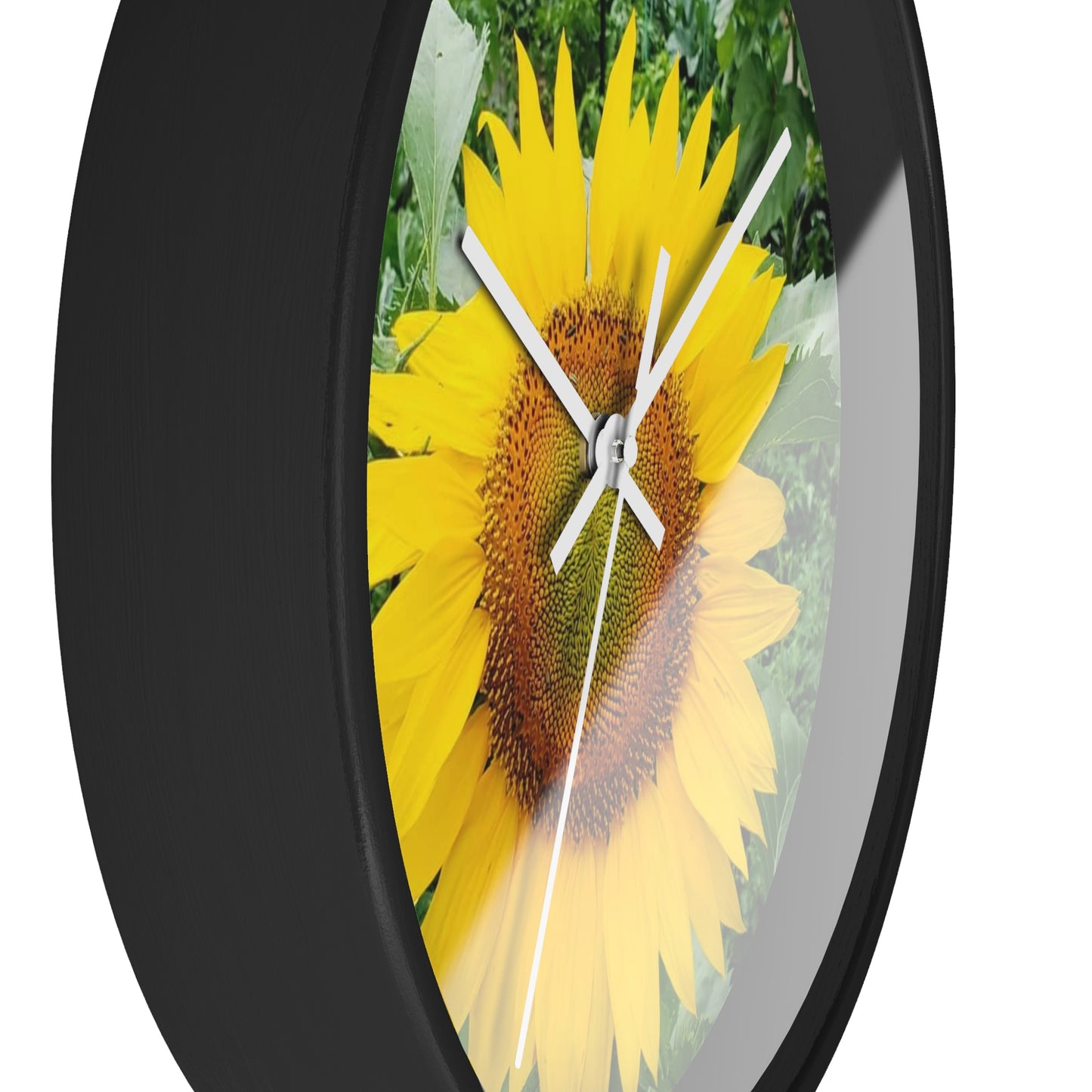 Yellow Sunflower Wall Clock (Enchanted Exposures By Tammy Lyne)