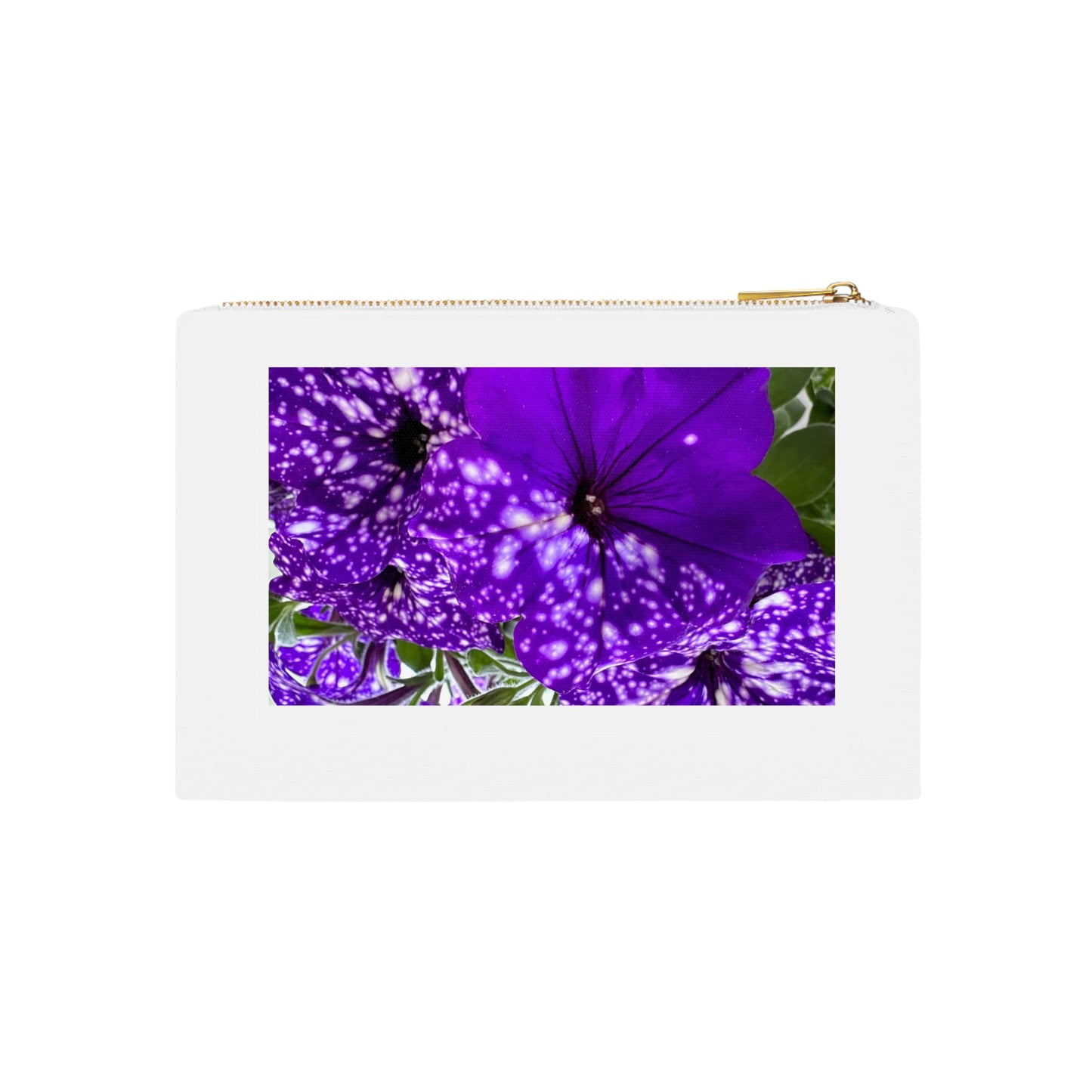 Purple Flower Cosmetic Bag (Custom Creations By Catelyn)