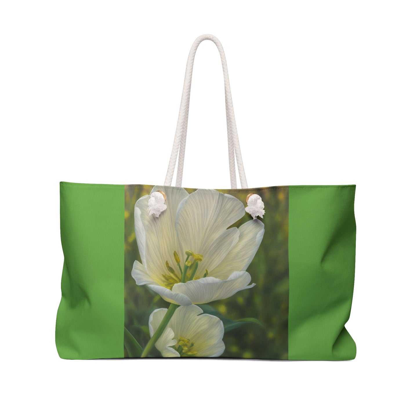 White Tulip Weekender Bag (SP Photography Collection) GREEN