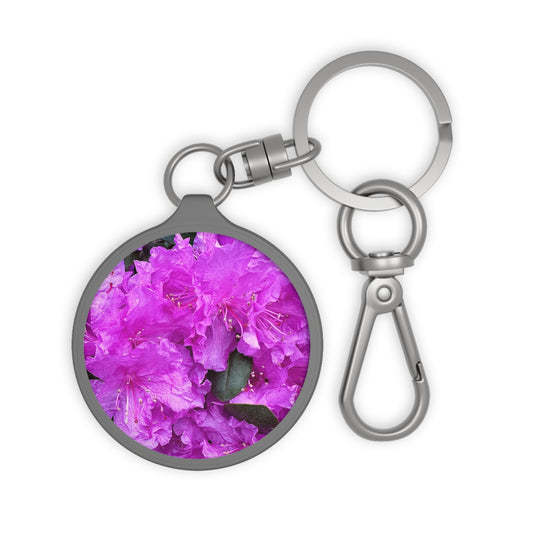 Pink Flower Key Ring (Custom Creations By Catelyn)