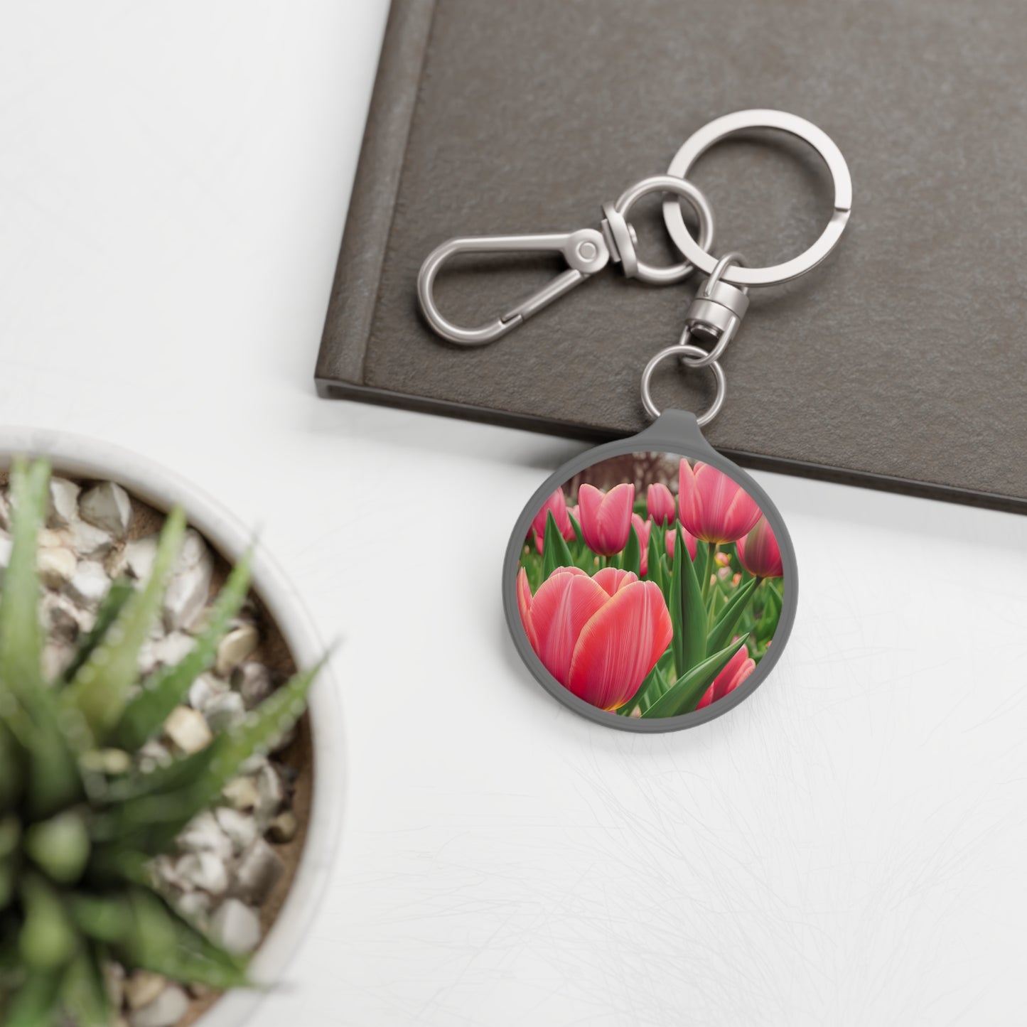 Pink Tulip Key ring (SP Photography Collection)