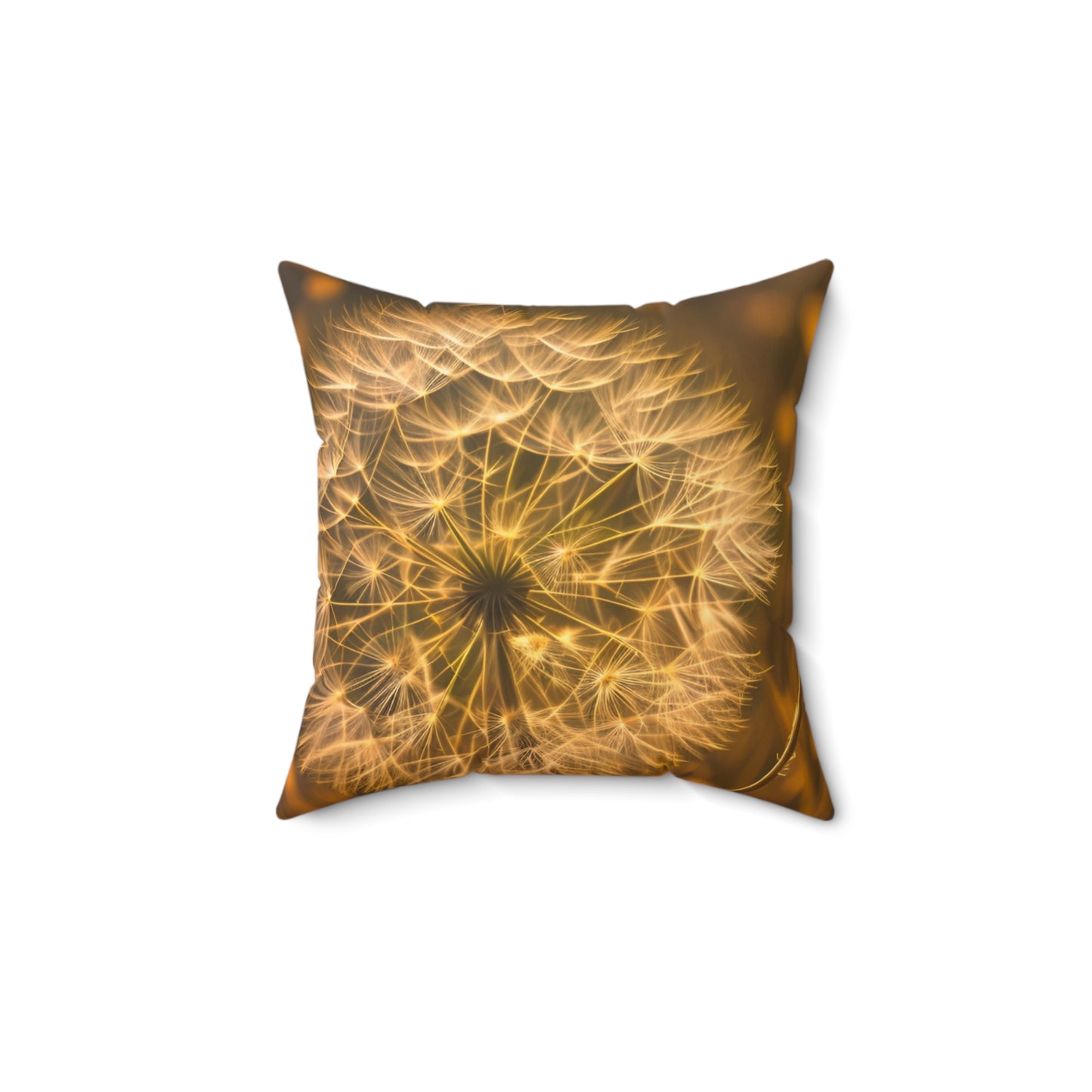 Make a wish Polyester Square Pillow (SP Photography Collection) BROWN