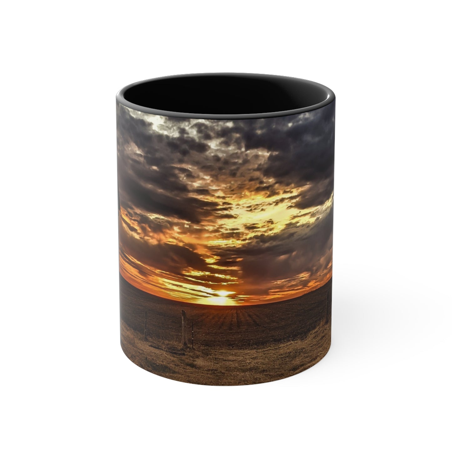 Gray Skies Coffee Mug, 11oz (SP Photography Collection) BLACK