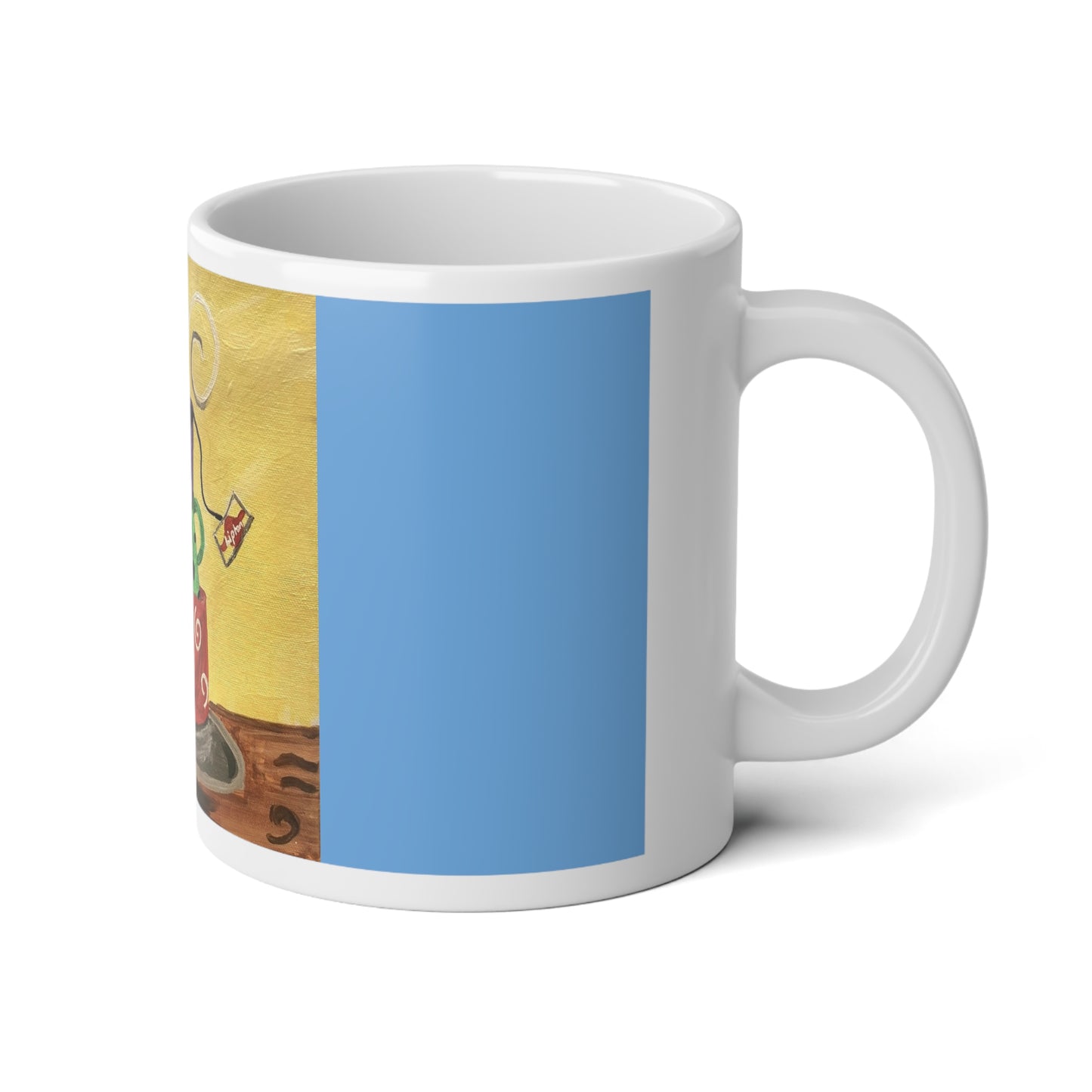 Cup Of Tea Jumbo Mug, 20oz (Brookson Collection) BLUE