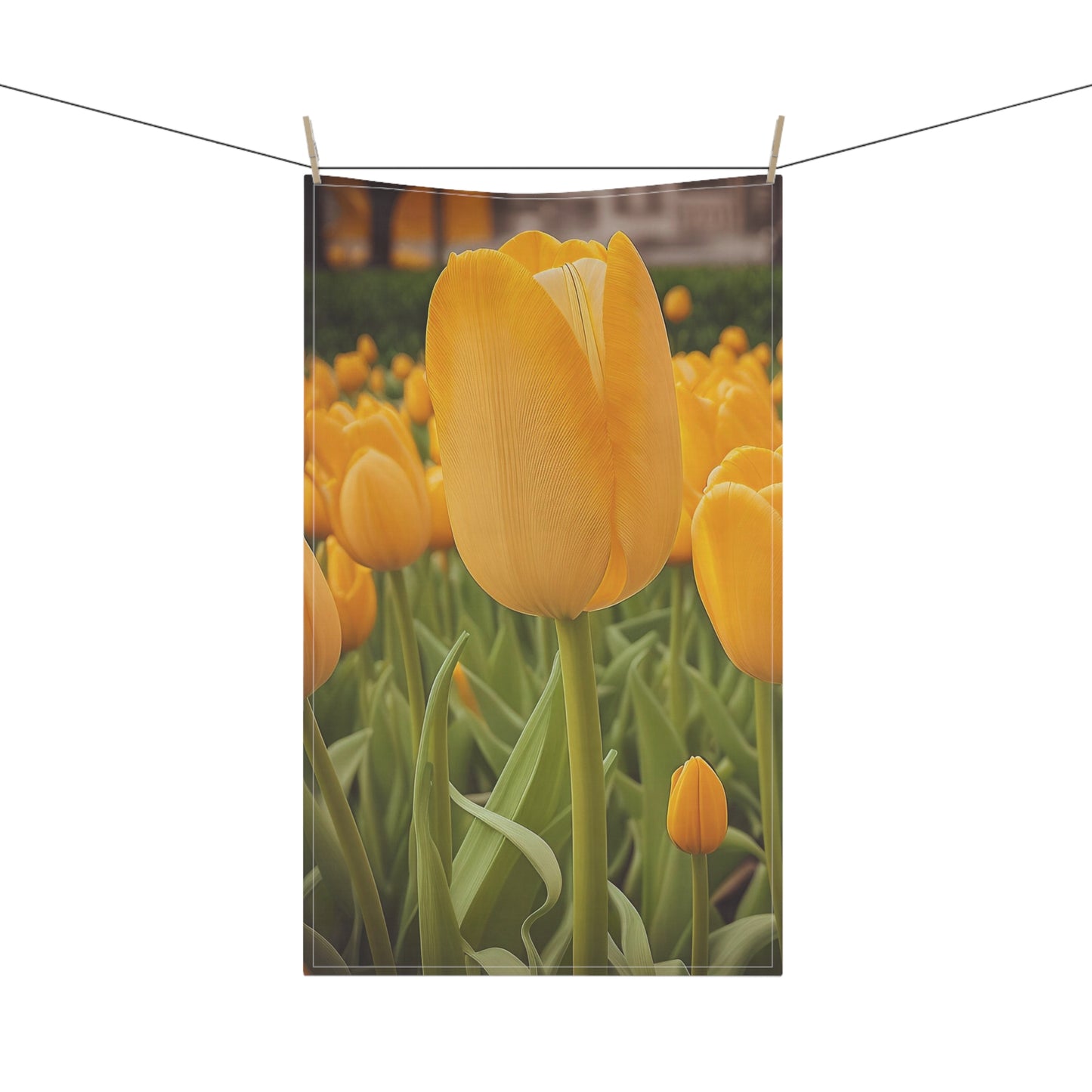 Yellow Tulip Kitchen Towel (SP Photography Collection)