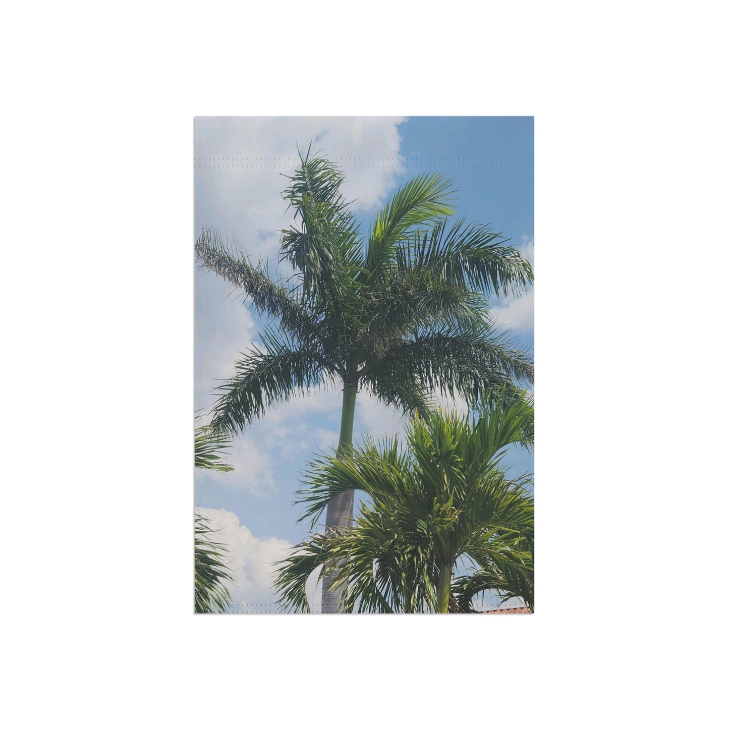 Palm Tree Garden & House Banner (B & J Collections(Pole not included)