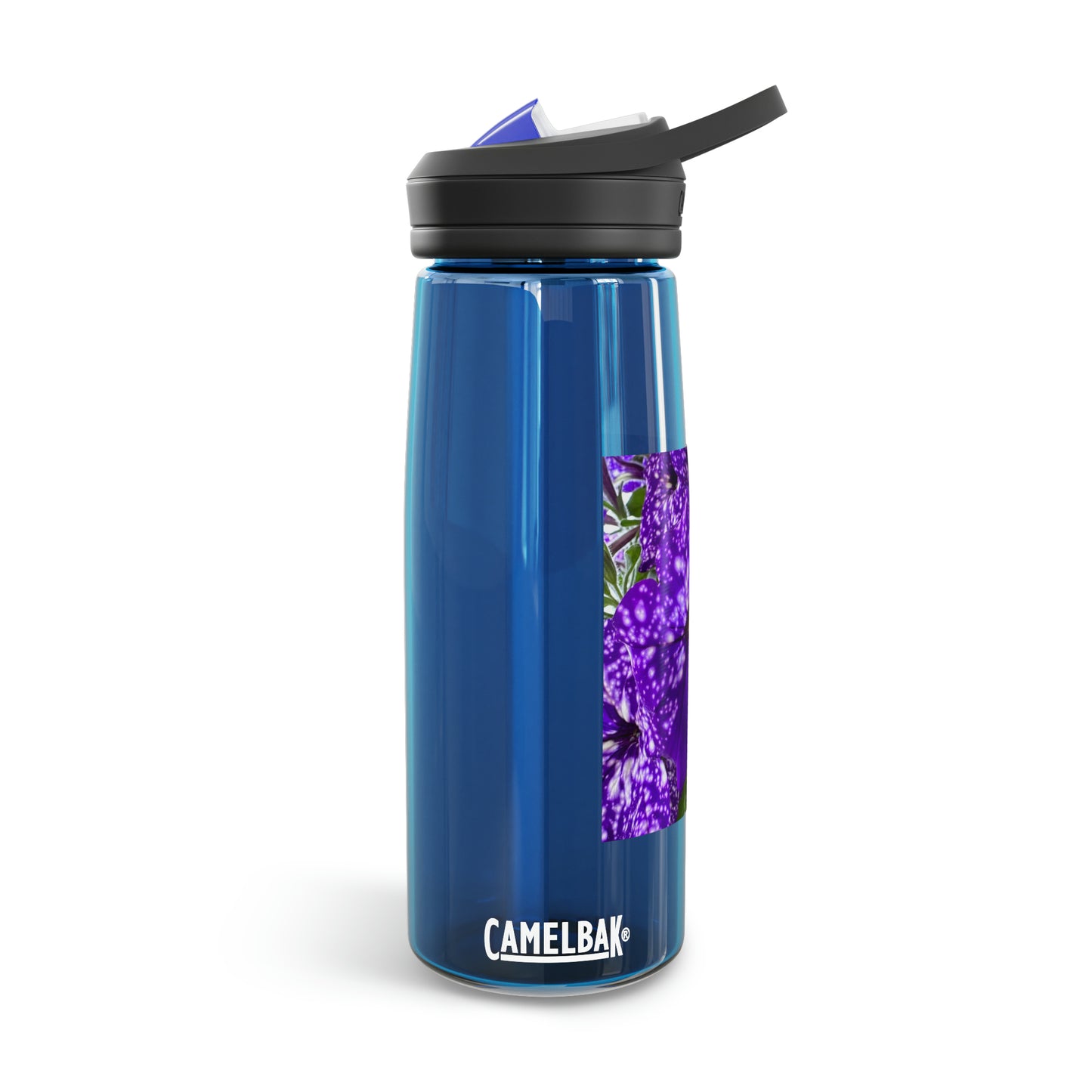 Purple Flower CamelBak Eddy®  Water Bottle, 25oz (Custom Creations By Catelyn)