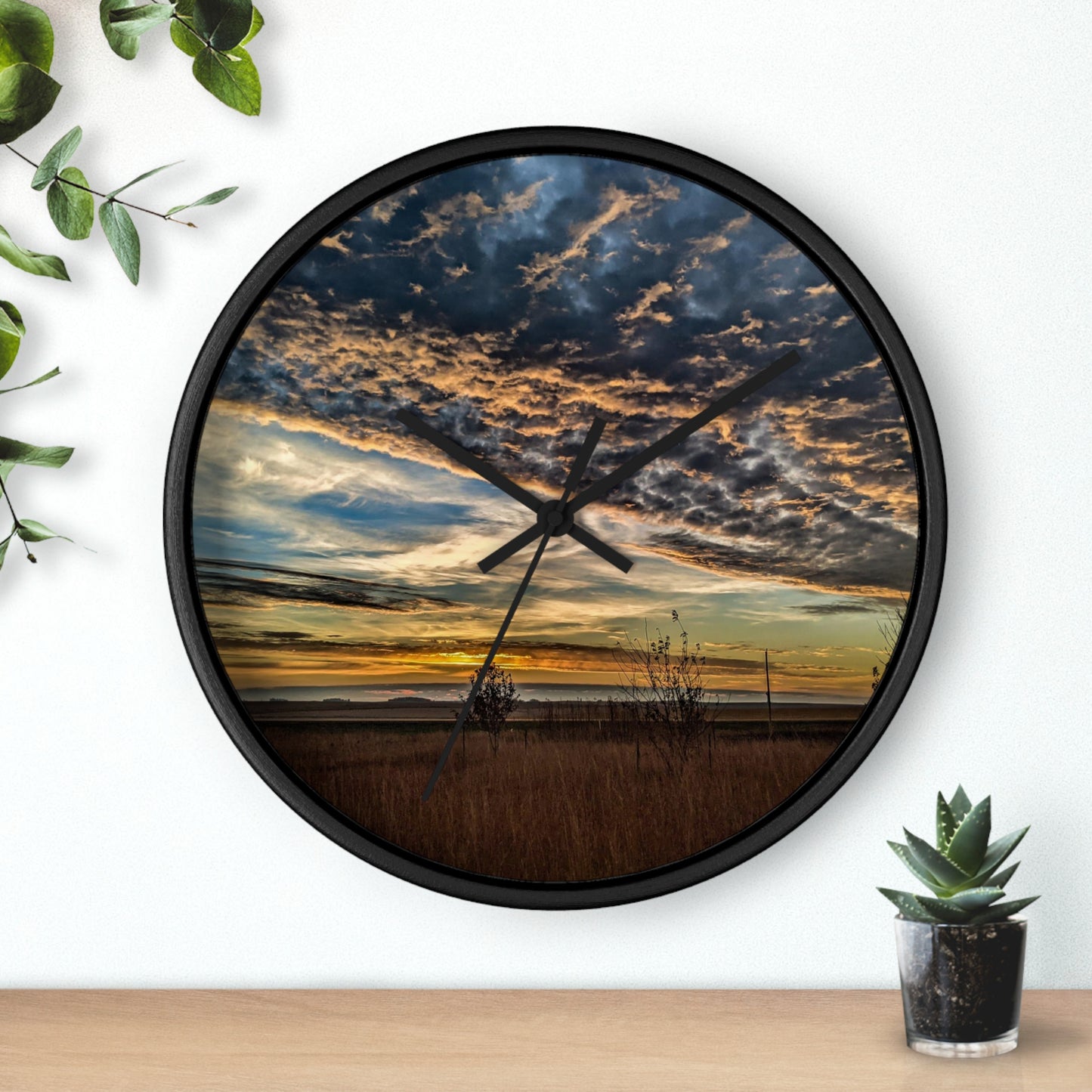 Sandy Skies Wall Clock (SP Photography Collection)