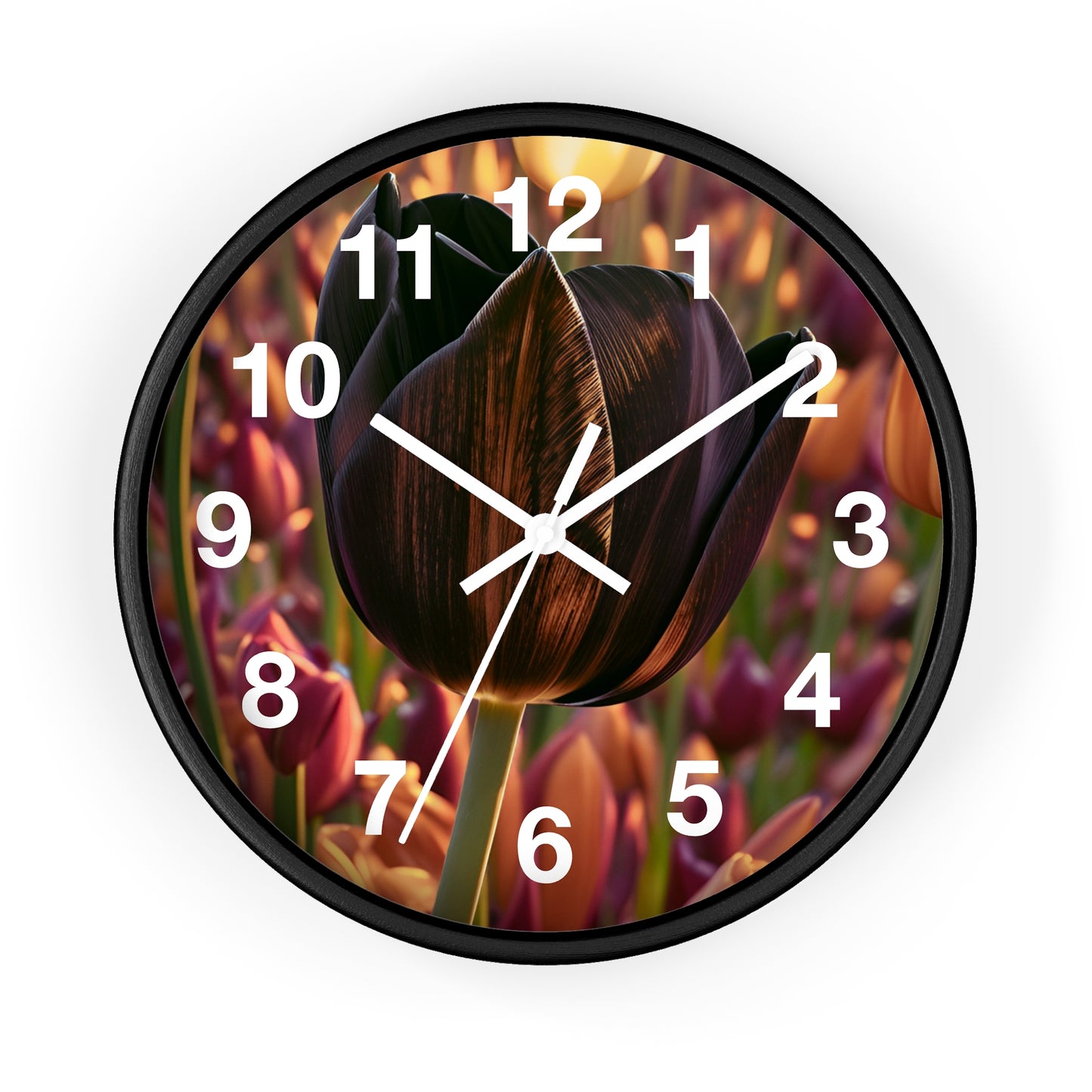 Purple Tulip Clock (SP Photography Collection)