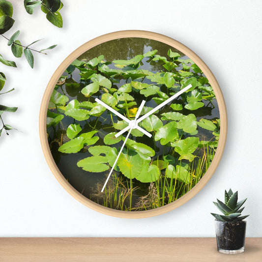 Lily Pad Wall Clock (B & J Collections)