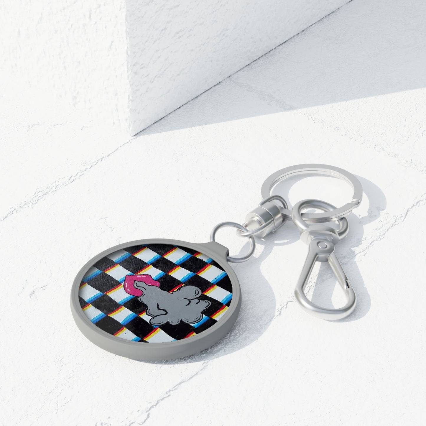 Smoke and Mirrors Key ring(Peculiar Paintings Collection)