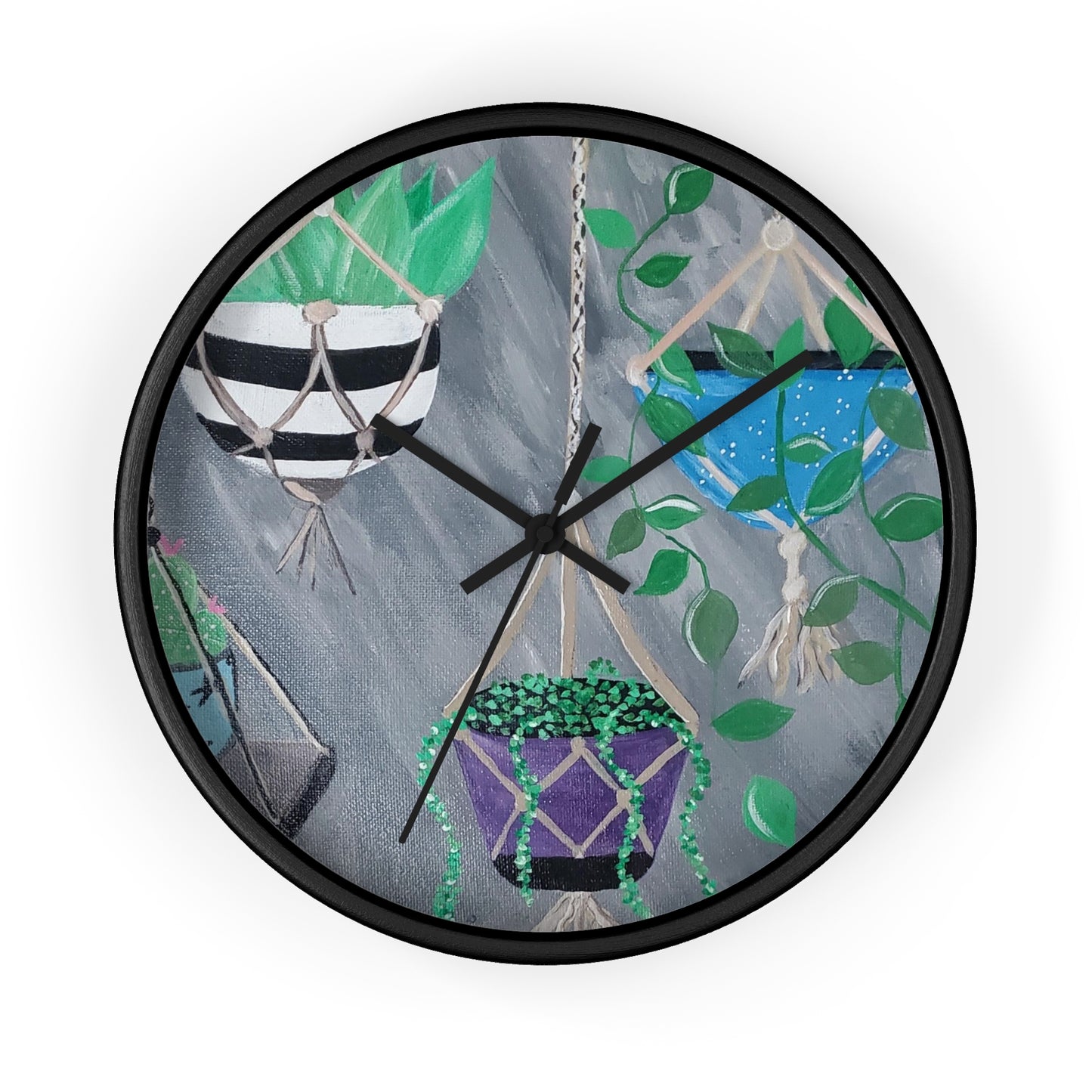 Succulent Delight Wall Clock (Brookson Collection)