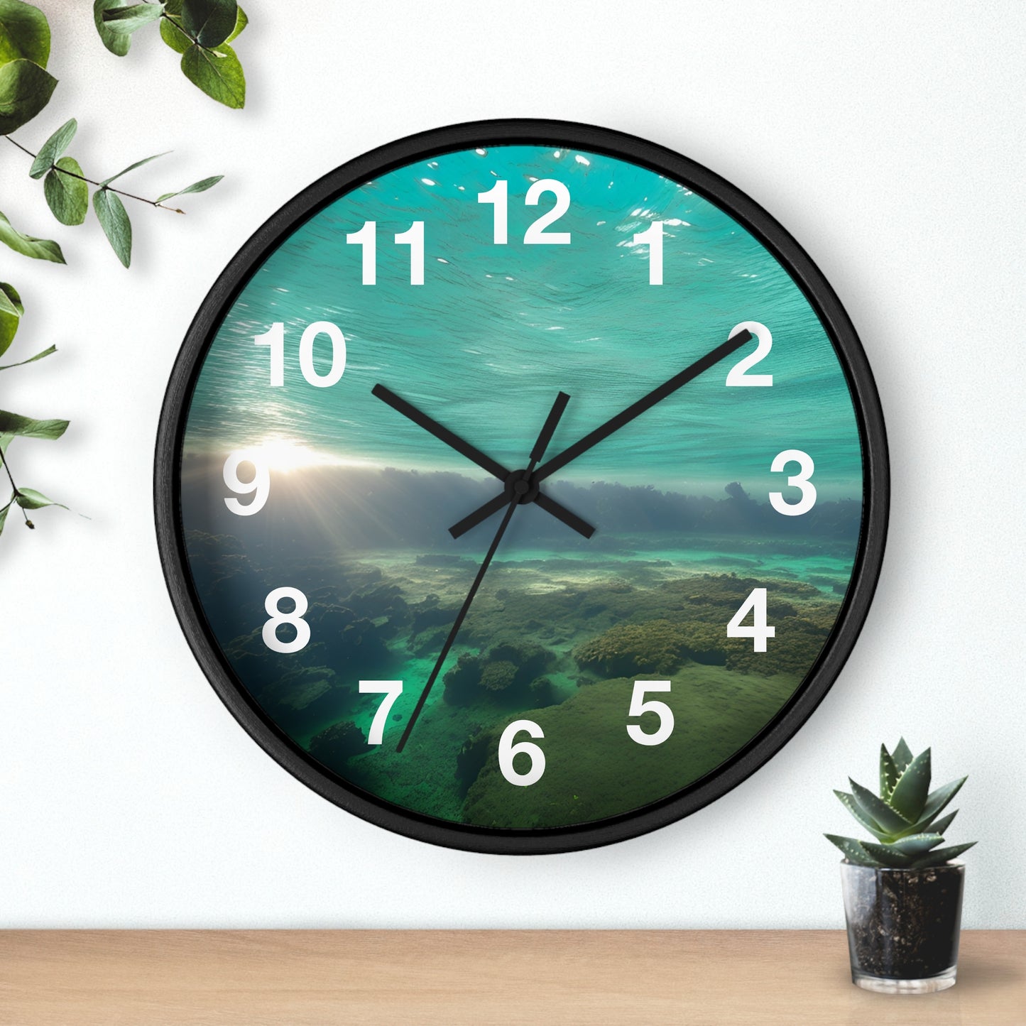 Under The Sea Wall Clock (Enchanted Exposures By Tammy Lyne)