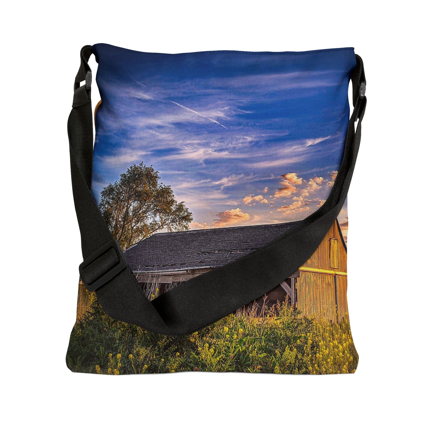 Beautiful Barn Adjustable Tote Bag (SP Photography Collection) BROWN