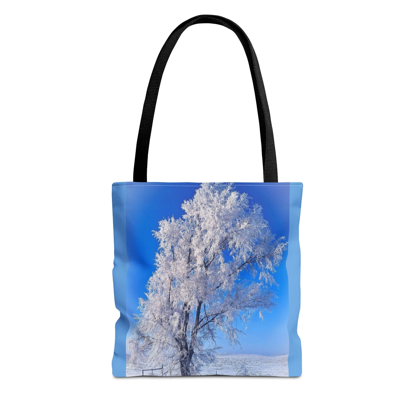 Snowy Tree Tote Bag (SP Photography Collection) BLUE