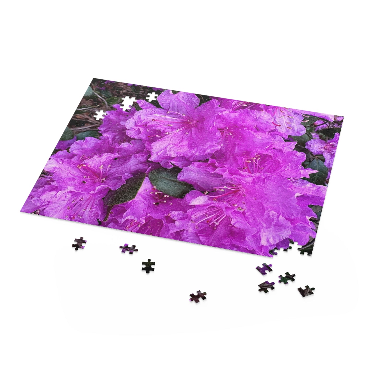 Pink Flower Puzzle (120, 252, 500-Piece) (Custom Creations By Catelyn)