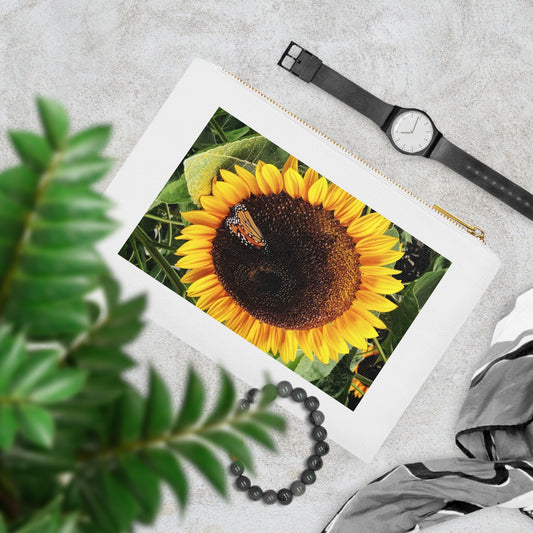 Bright Sunflower Cosmetic Bag (Enchanted Exposures By Tammy Lyne Collection)