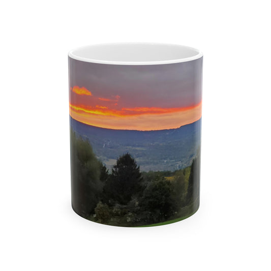 Orange Sky Ceramic Mug 11oz (B & J Collections)