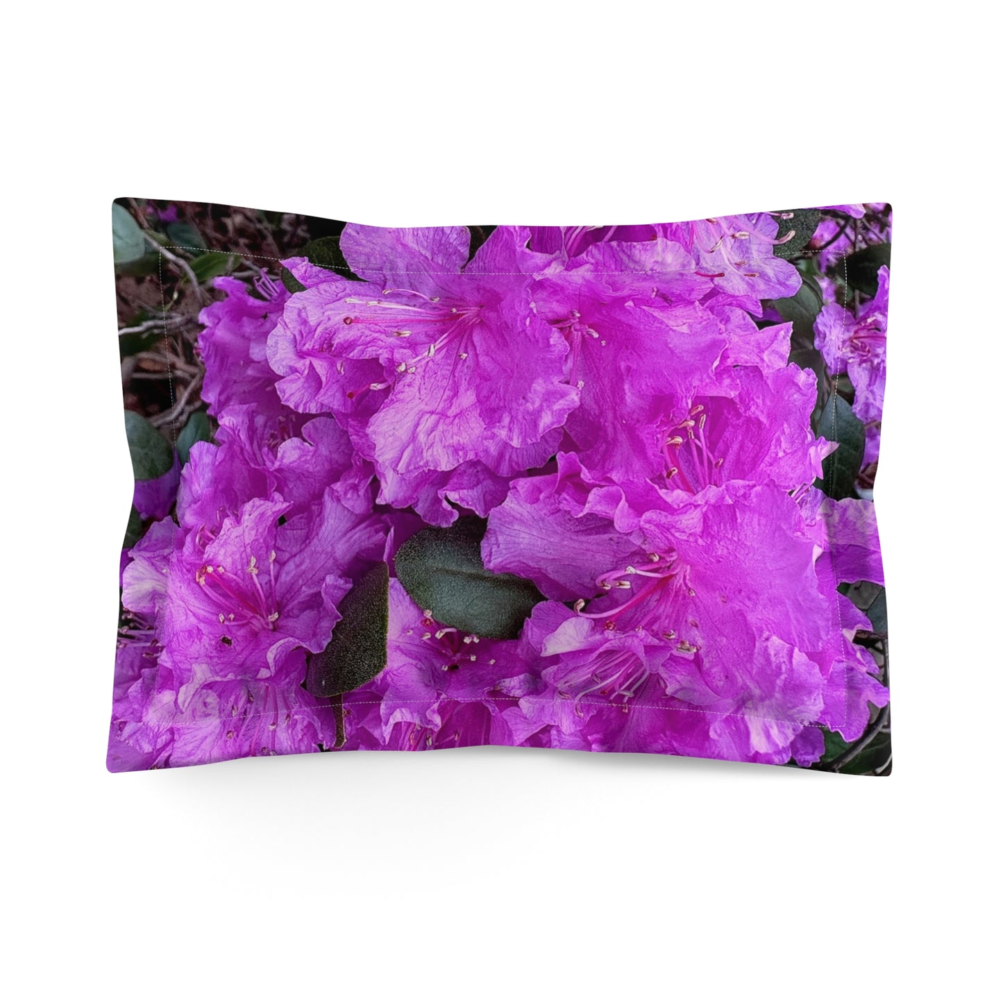 Pink Flower Microfiber Pillow Sham (Custom Creations By Catelyn)