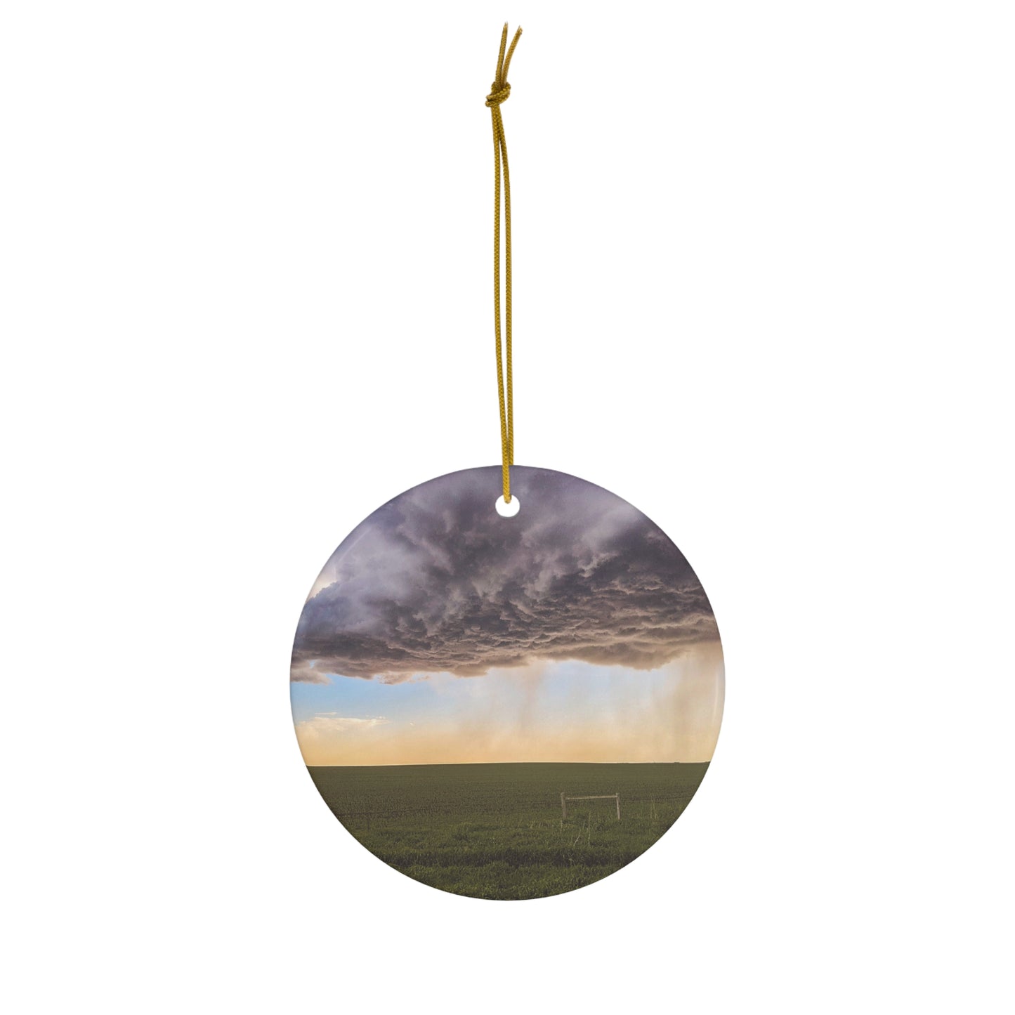 Thunder Clouds Ceramic Ornament (SP Photography Collection)