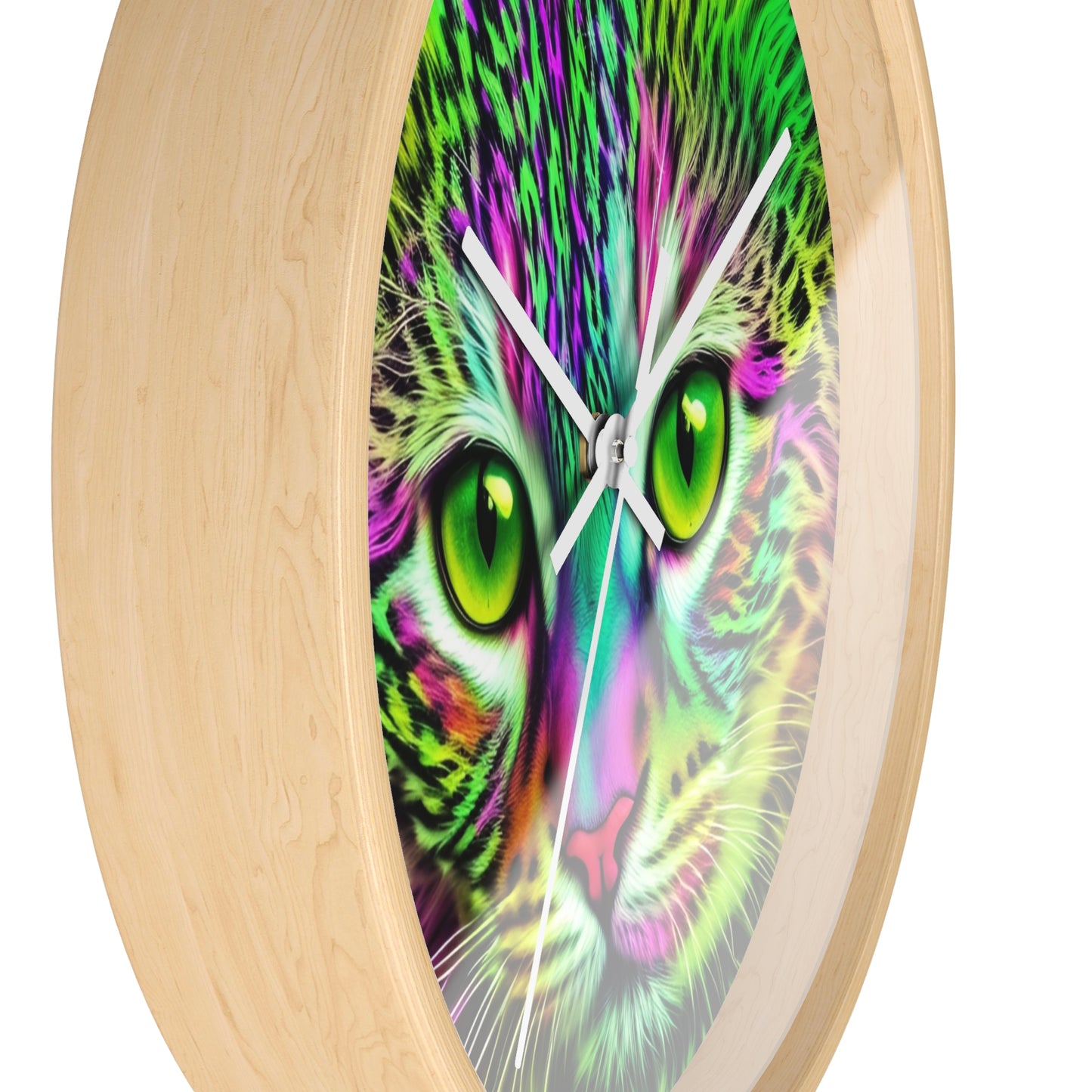 Colorful Kitty Clock (SP Photography Collection)