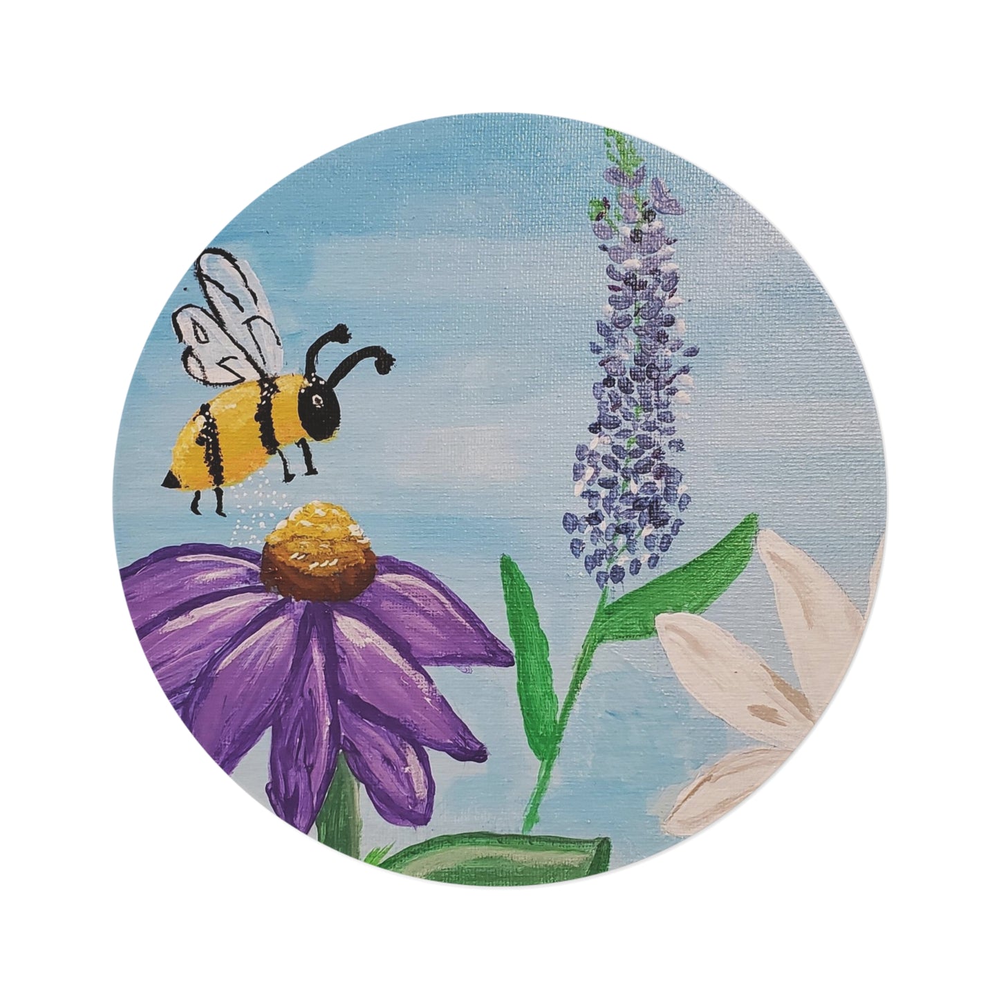 Busy Bee Round Rug (Brookson Collection)