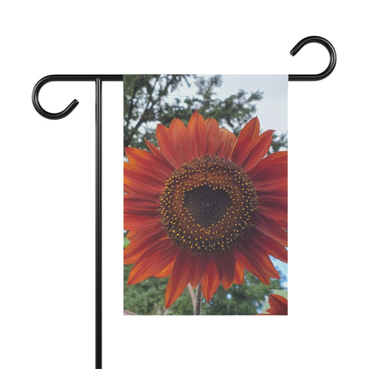 Heart Sunflower Garden & House Banner (Enchanted Exposures By Tammy Lyne, Pole Not Included)