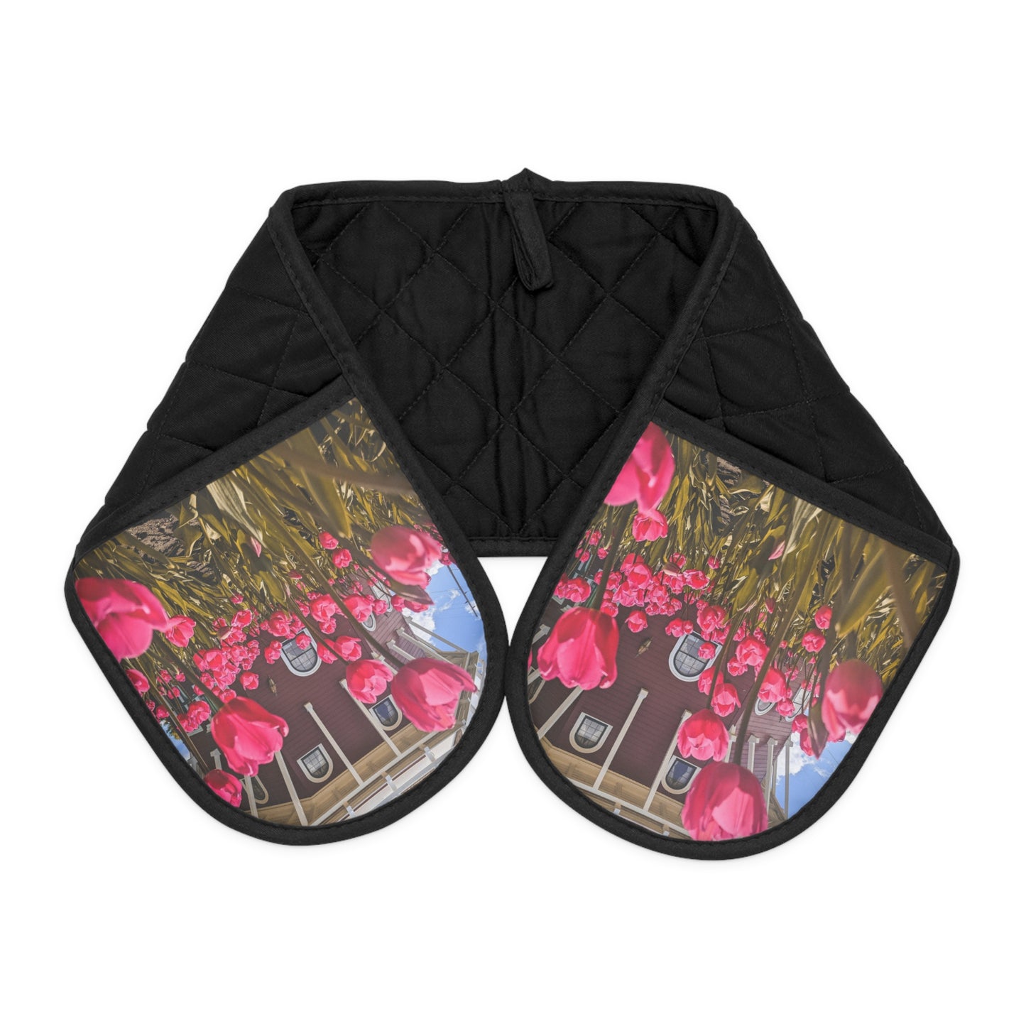 Windmill Pink Tulips Oven Mitts (SP Photography Collection)