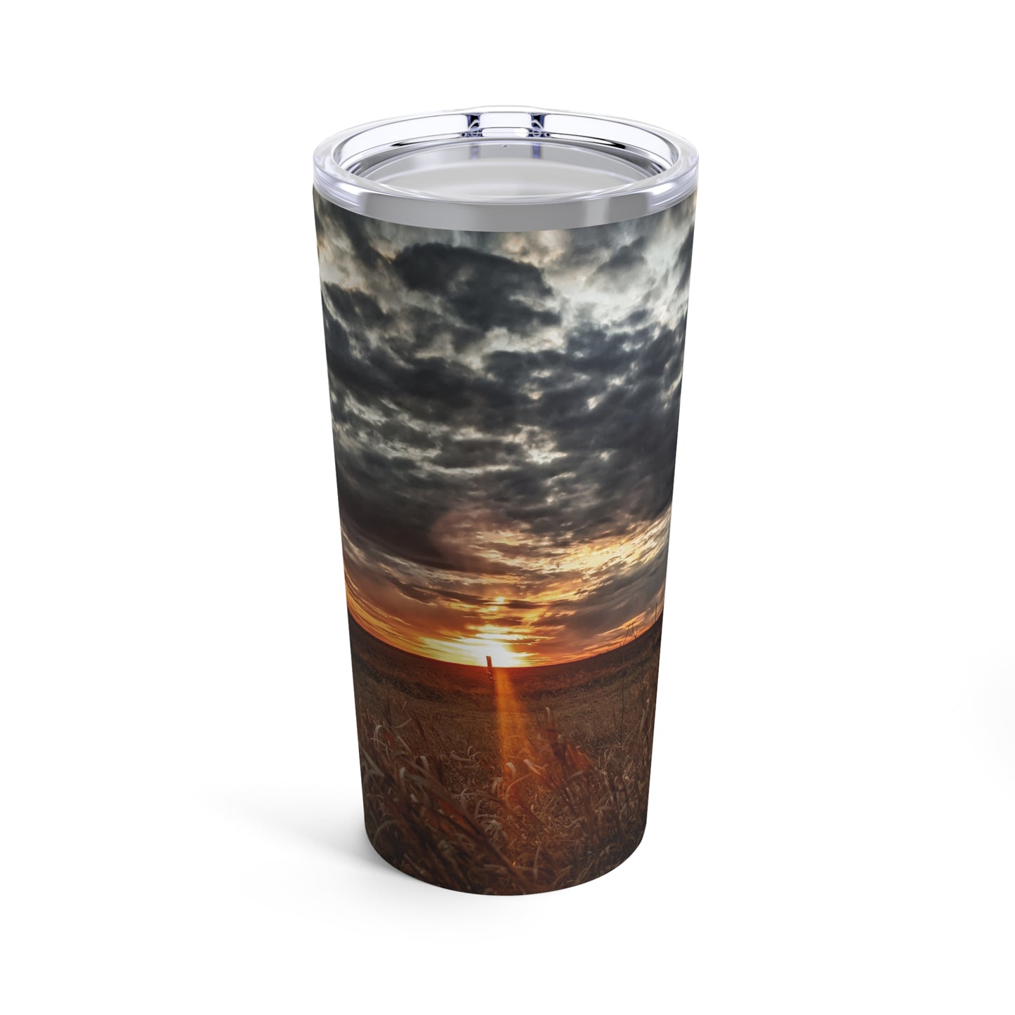 Cloudy Skies Tumbler 20oz (SP Photography Collection) BLACK