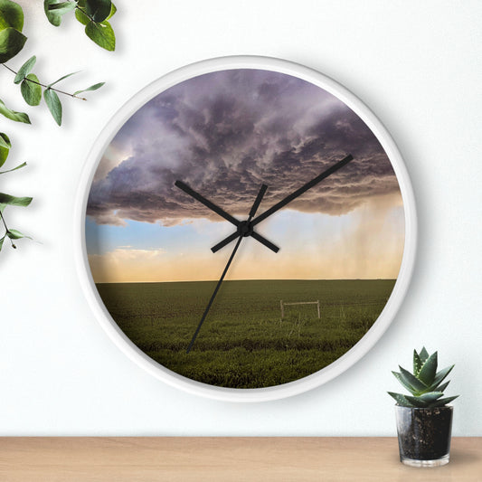 Thunder Clouds Wall Clock (SP Photography Collection)