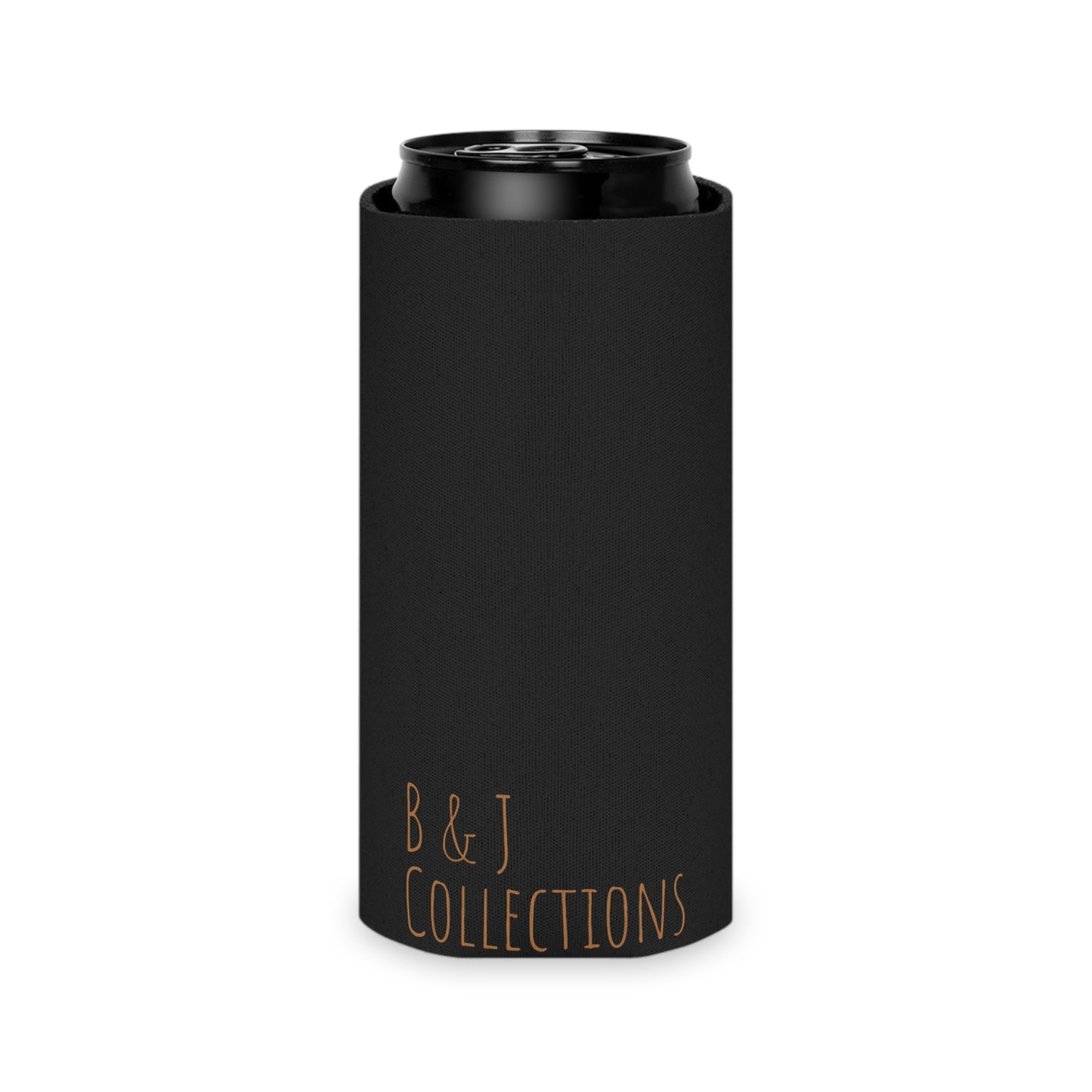 Midnight Bloom Can Slim Cooler Sleeve (SP Photography Collection) BLACK