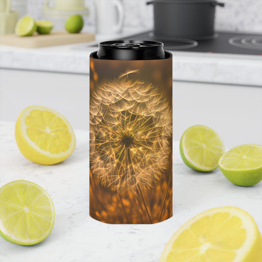 Make a wish Can Slim Cooler Sleeve (SP Photography Collection) BROWN